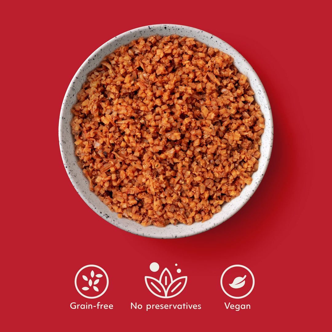 Fullgreen - Cauliflower Rice with Tomato, Garlic & Herbs - Low-Carb Rice Alternative