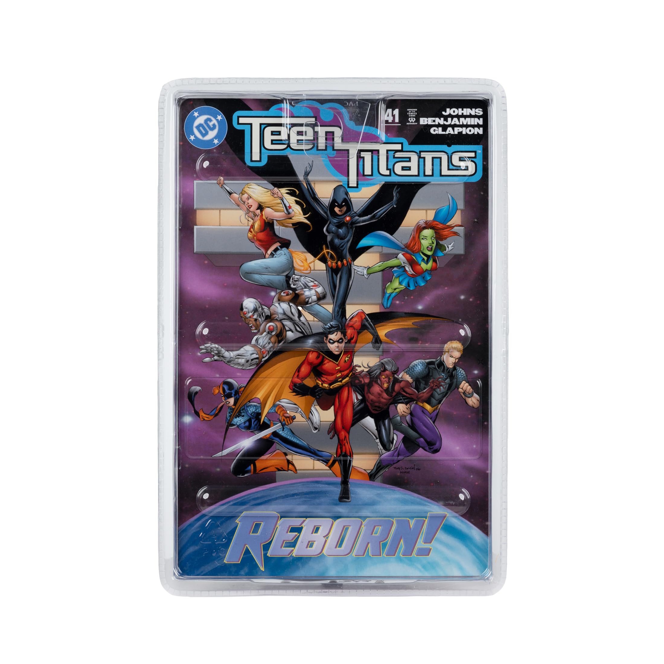 McFarlane DC Direct Page Punchers Robin (Teen Titans #41) 7in Action Figure - Includes Comic Book 7