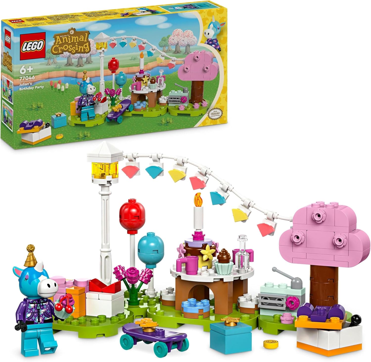 LEGO Animal Crossing Julian’s Birthday Party Building Set 77046 - 170-Piece Toy for Kids 6+ 1