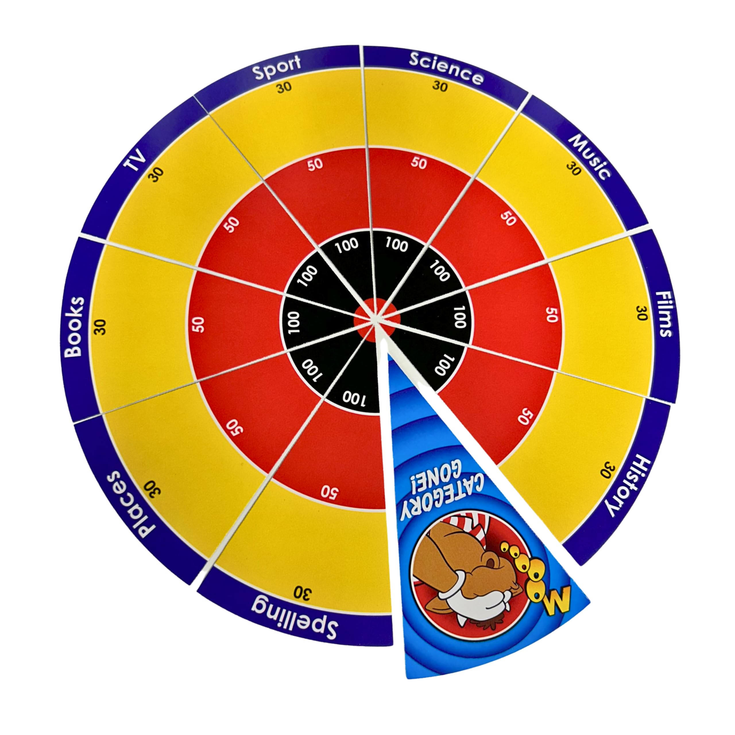 University Games Bullseye The Mini Game | Classic TV Show Card Game | 2-4 Players | Ages 8+