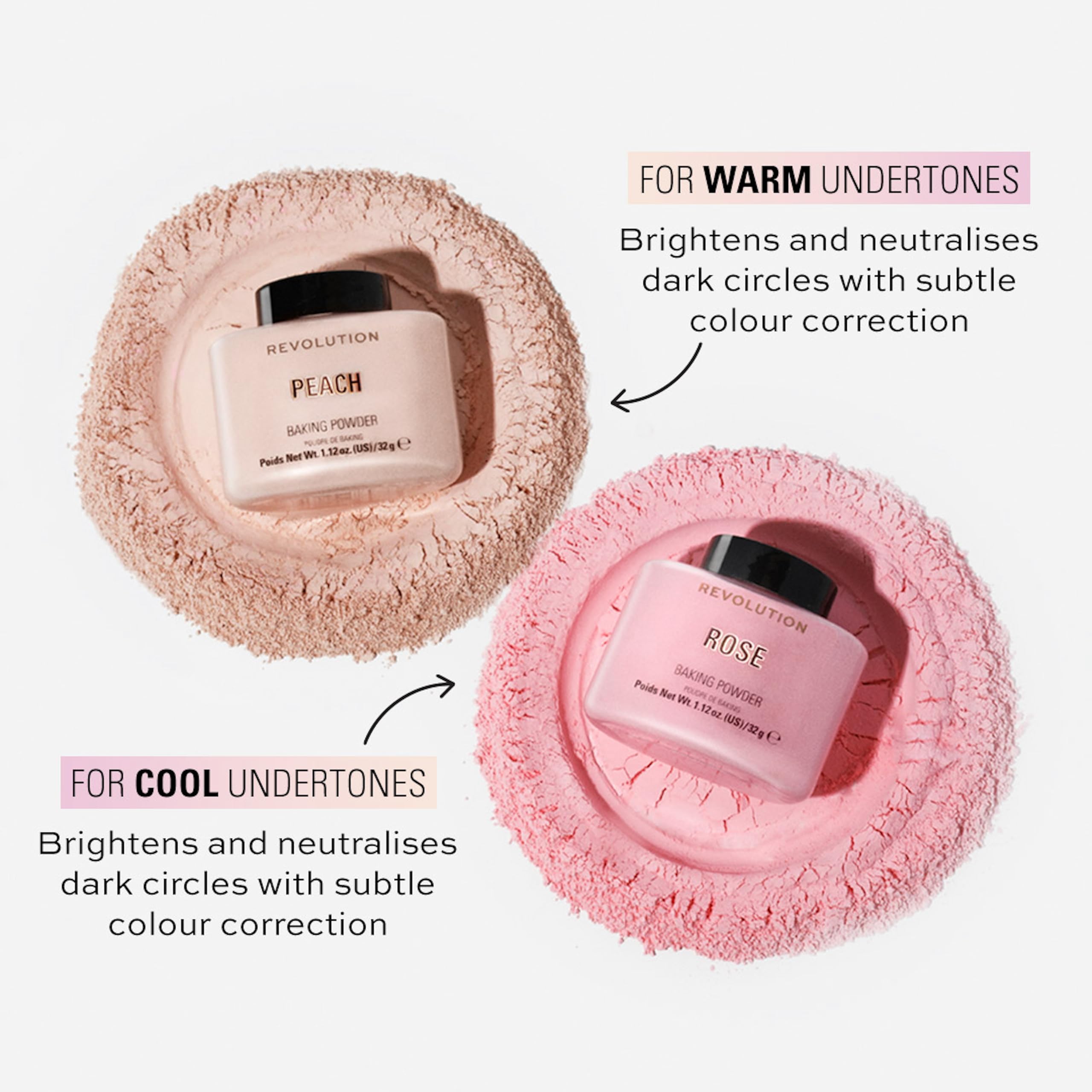 Revolution Beauty London - Loose Baking Powder (Peach, 32g) 5
