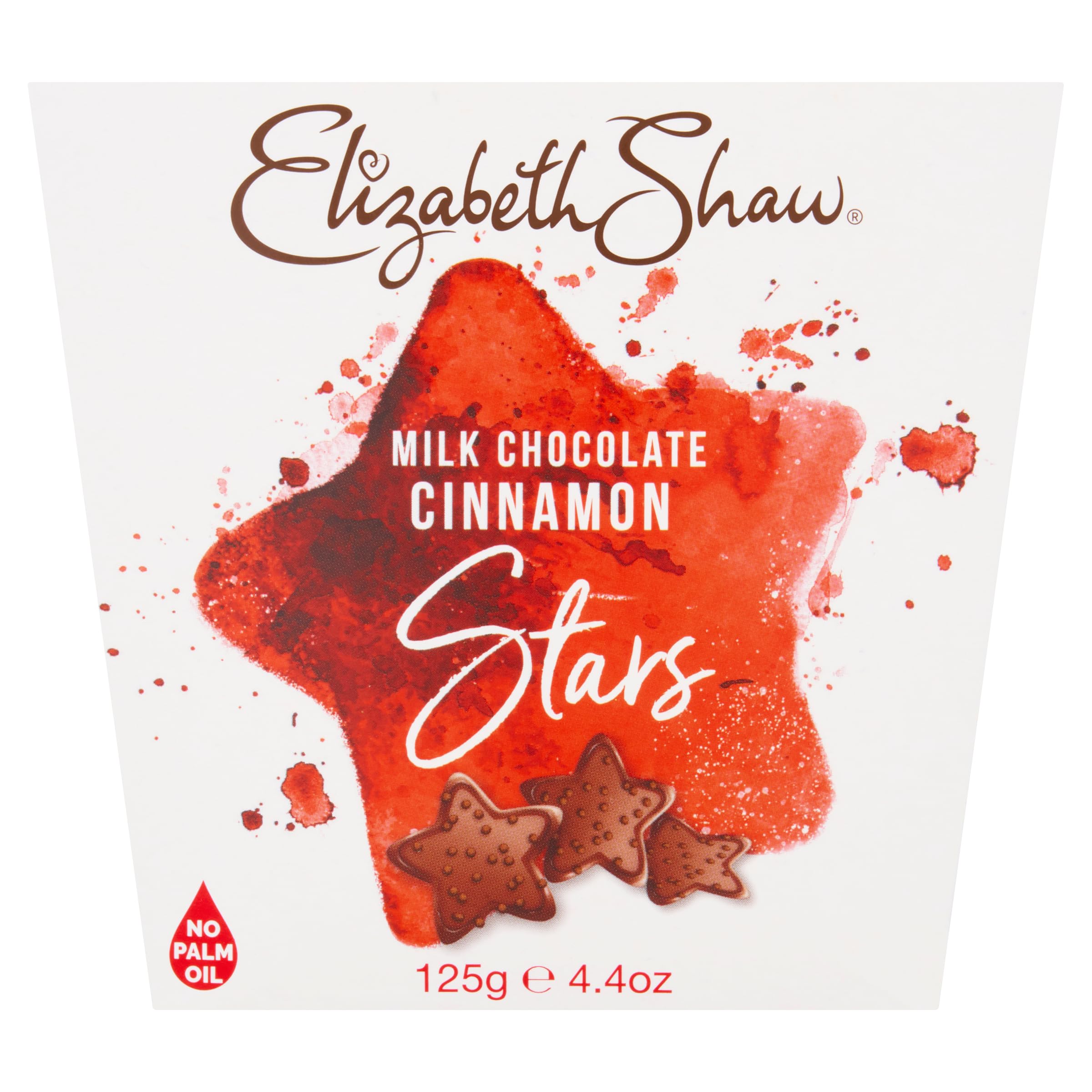Elizabeth Shaw Milk Cinnamon Stars 125g - Milk Chocolate with Cinnamon Flavouring 2