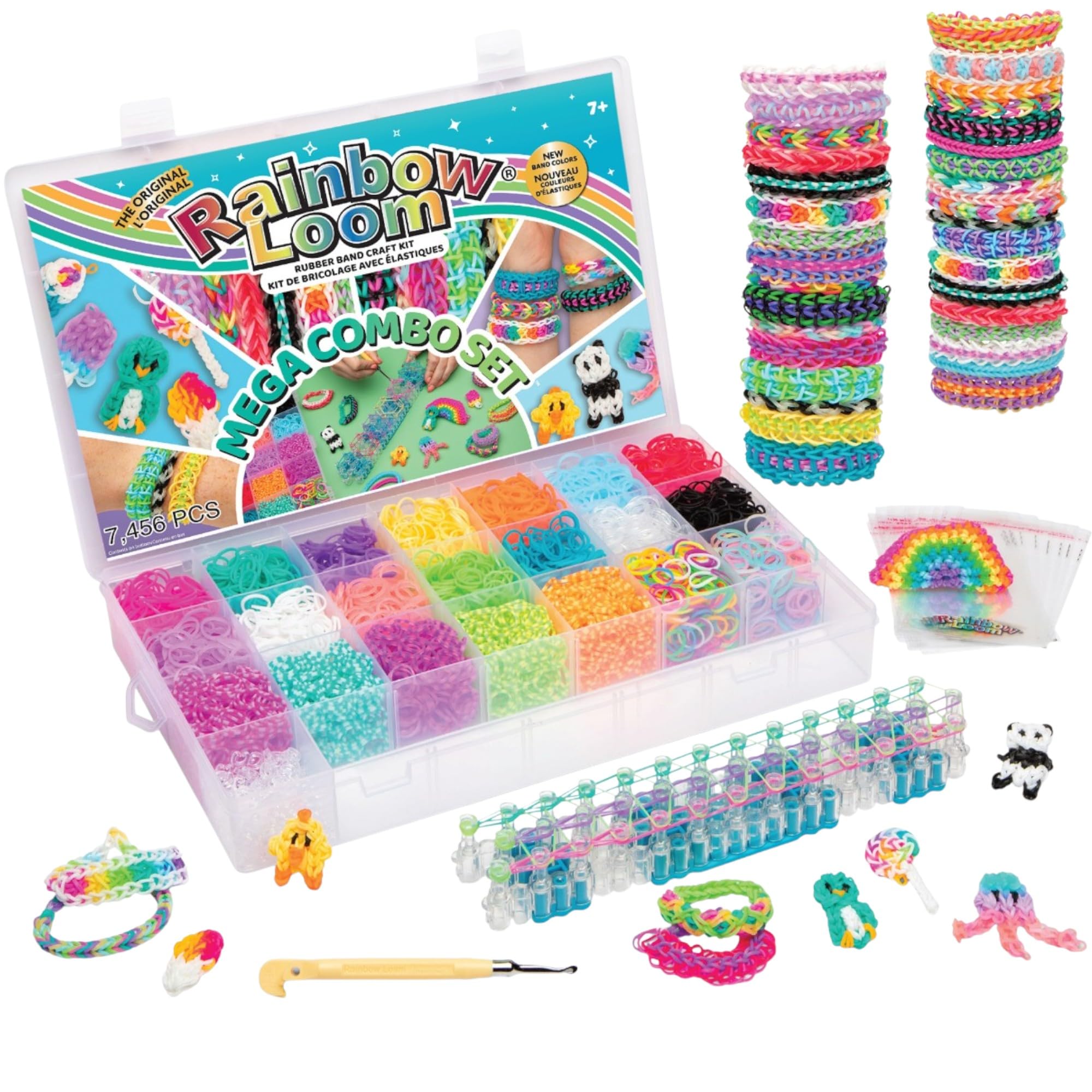 Rainbow Loom Mega Combo Loom Band Kit - 7000 Bands | Ages 7+ | Jewelry