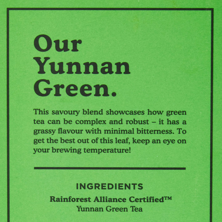 Brew Tea Co Yunnan Green Loose Leaf Tea - Grassy & Hoppy - 113g