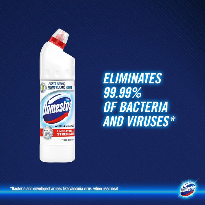Domestos White & Sparkle Thick Bleach (861.83g)