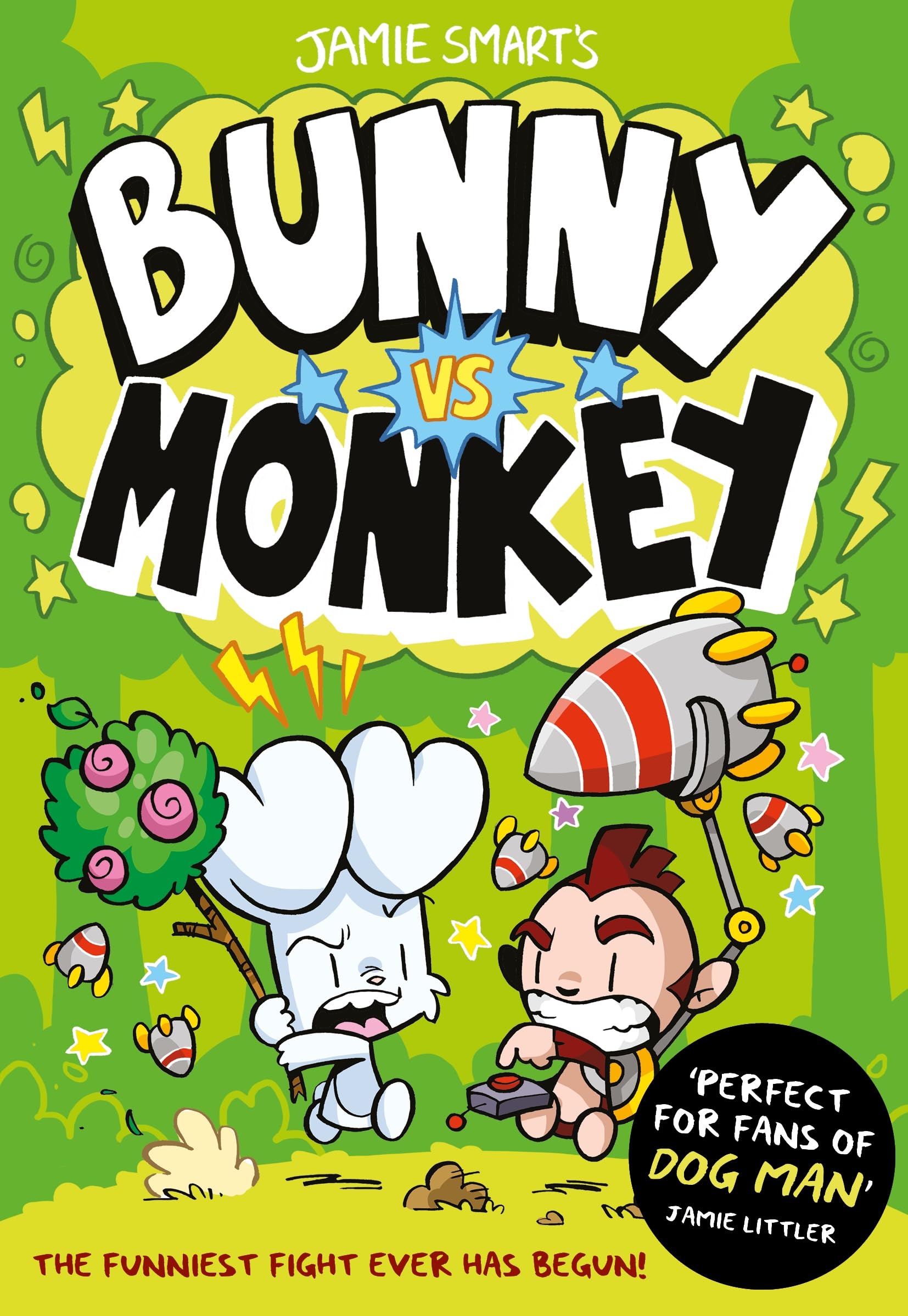 David Fickling Books Bunny vs Monkey - Paperback | Jamie Smart Author | Ages 7-10