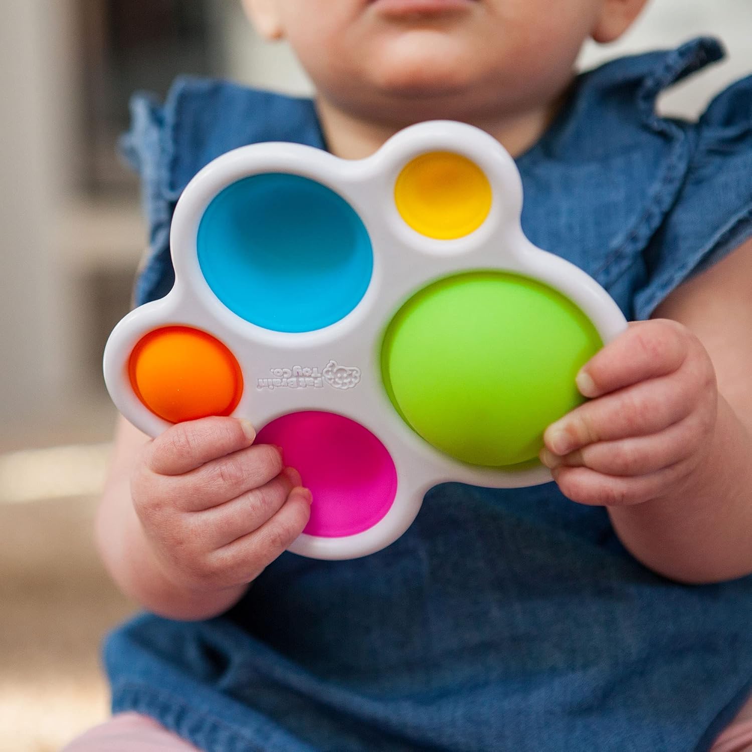Dimpl - Sensory Push and Pop Toy for Babies 6 Months+ 6