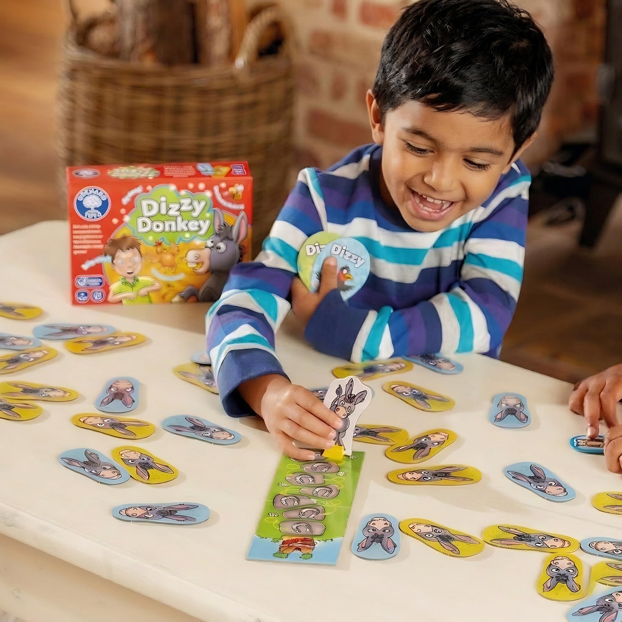 Orchard Toys Dizzy Donkey Game - Action & Performance Card Game for Ages 5+