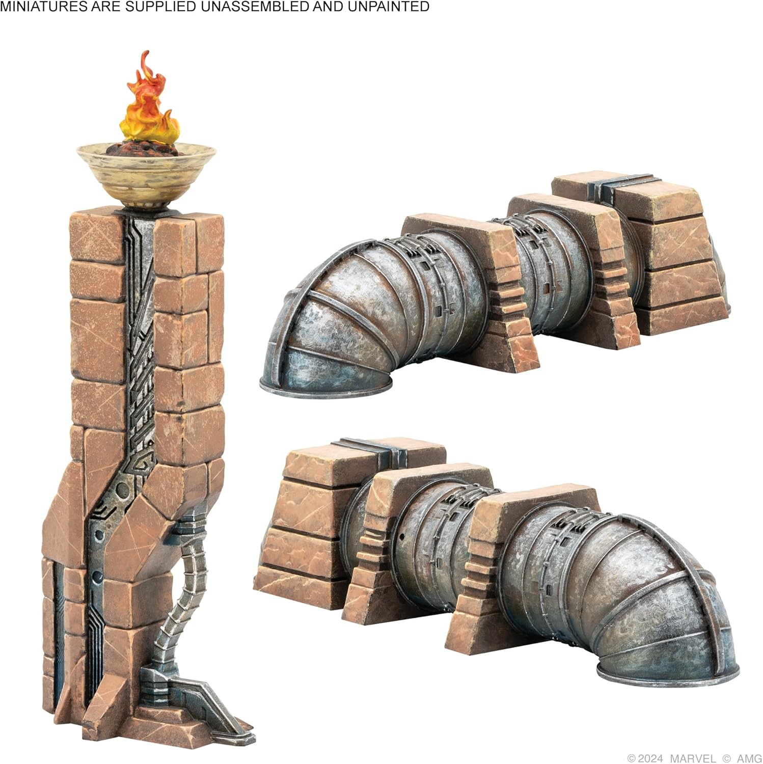 Atomic Mass Games Marvel Crisis Protocol: Dark Future Terrain Pack Miniature (AMGCP185) 4