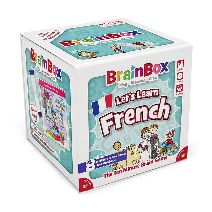 BrainBox Let's Learn French (2022) Card Game