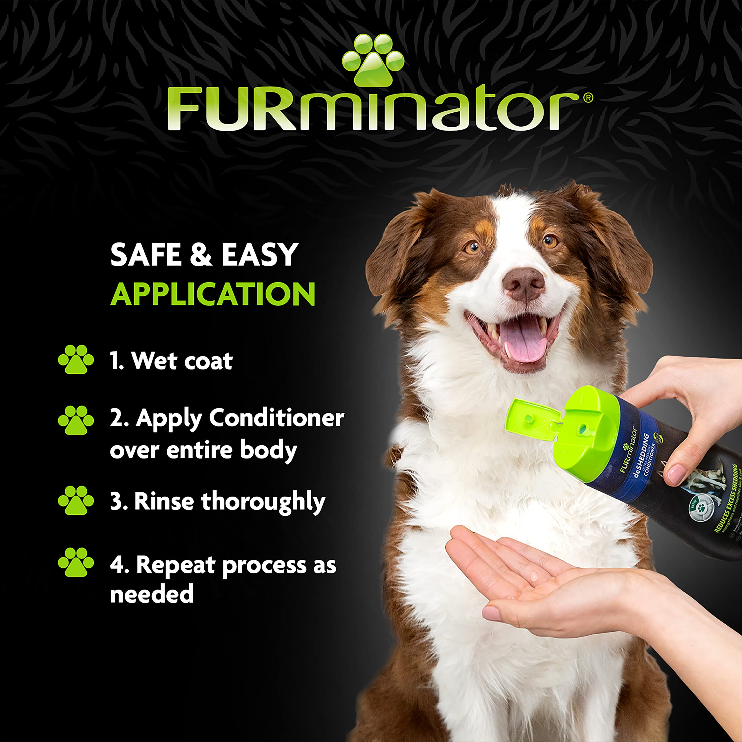 FURminator Deshedding Conditioner for Dogs - Reduces Shedding, Nourishes Coat | 473ml 4