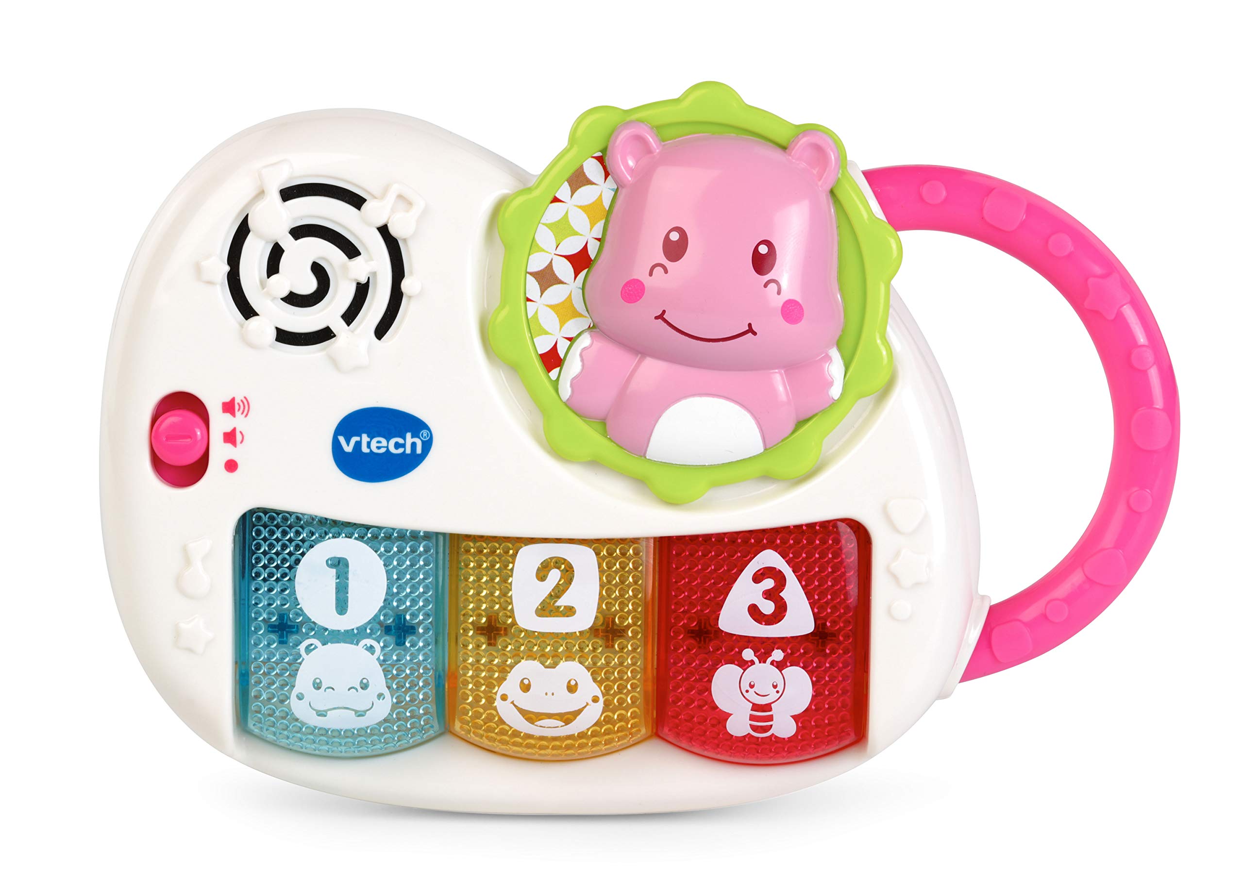 VTech My First Gift Set Newborn Baby Toys | Hippo Teether, Rattle, Mirror, Piano | Birth+ 4