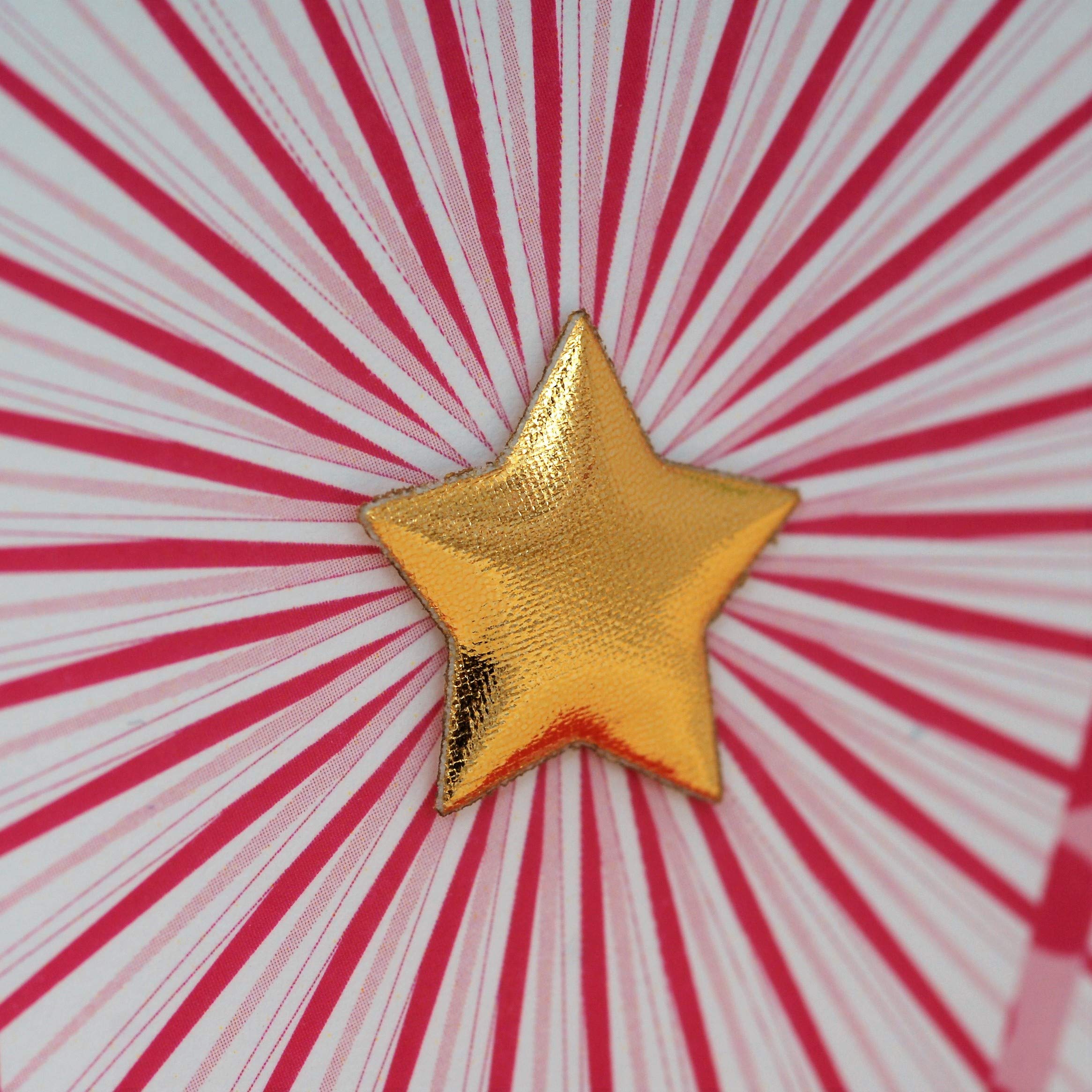 Claire Giles Greeting Cards 17th Birthday Card for Girls | 150x150mm Pink Card with Gold Padded Star
