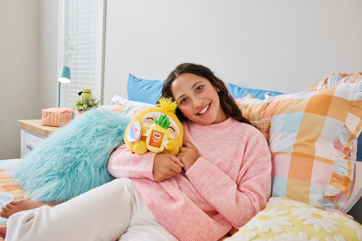 Snackles Series 2 - Pink Shrimp (Pringles, Sour Cream & Onion) Plush Toy, 8-inch Collectible Stuffed Animal