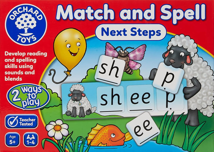Orchard Toys Match and Spell Next Steps Board Game (218)