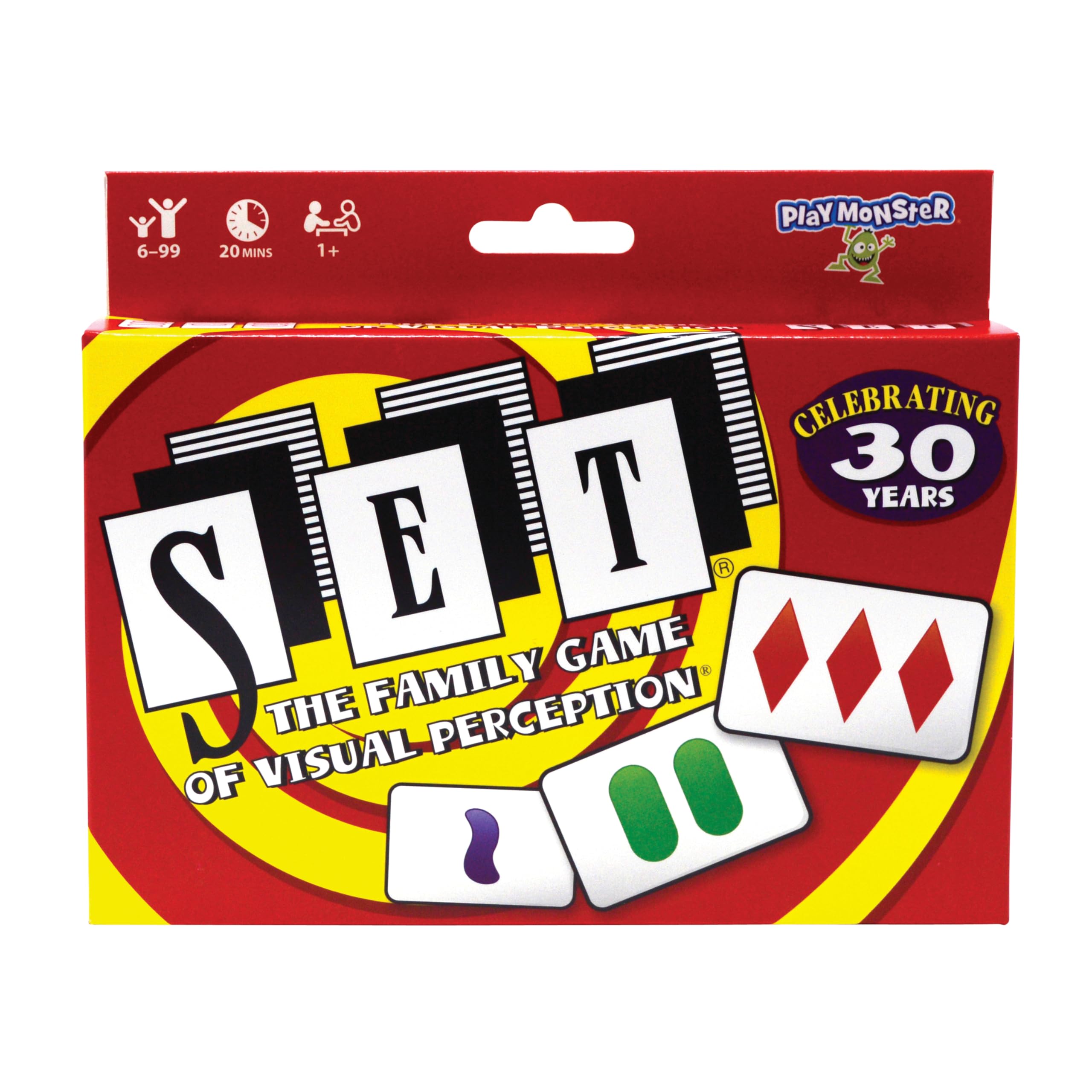 PlayMonster SET Card Game - Visual Perception & Logic Skills | 81 Cards | Age 6+ 1