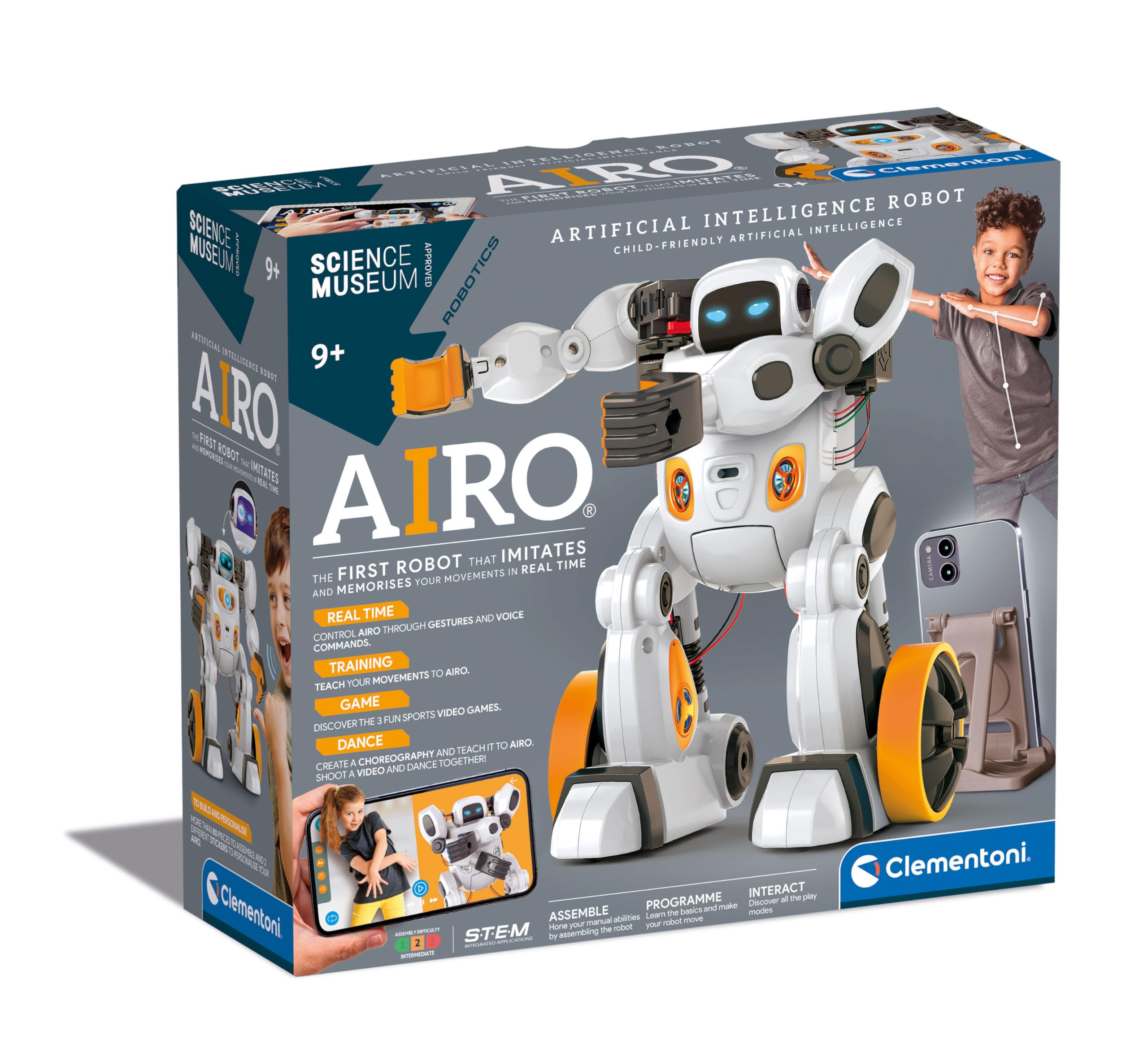 Clementoni AIRO Science Museum AI Robot - Interactive Educational Toy for Kids 8+ 1