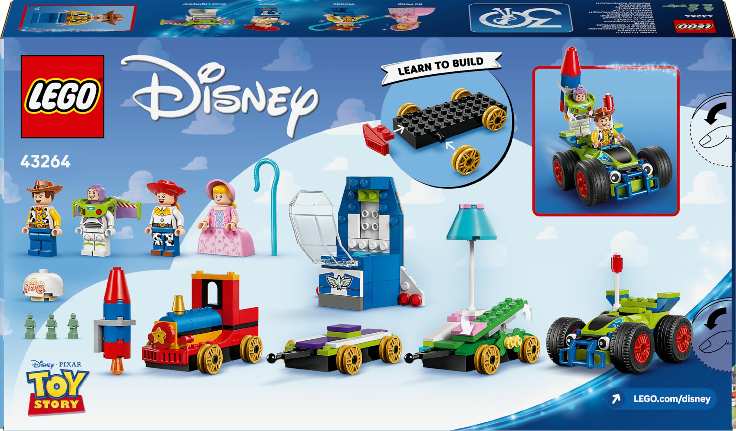 LEGO Disney und Pixar's Toy Story Celebration – Zug- und ferngesteuertes Auto-Bauset für Kinder ab 4 Jahren 6