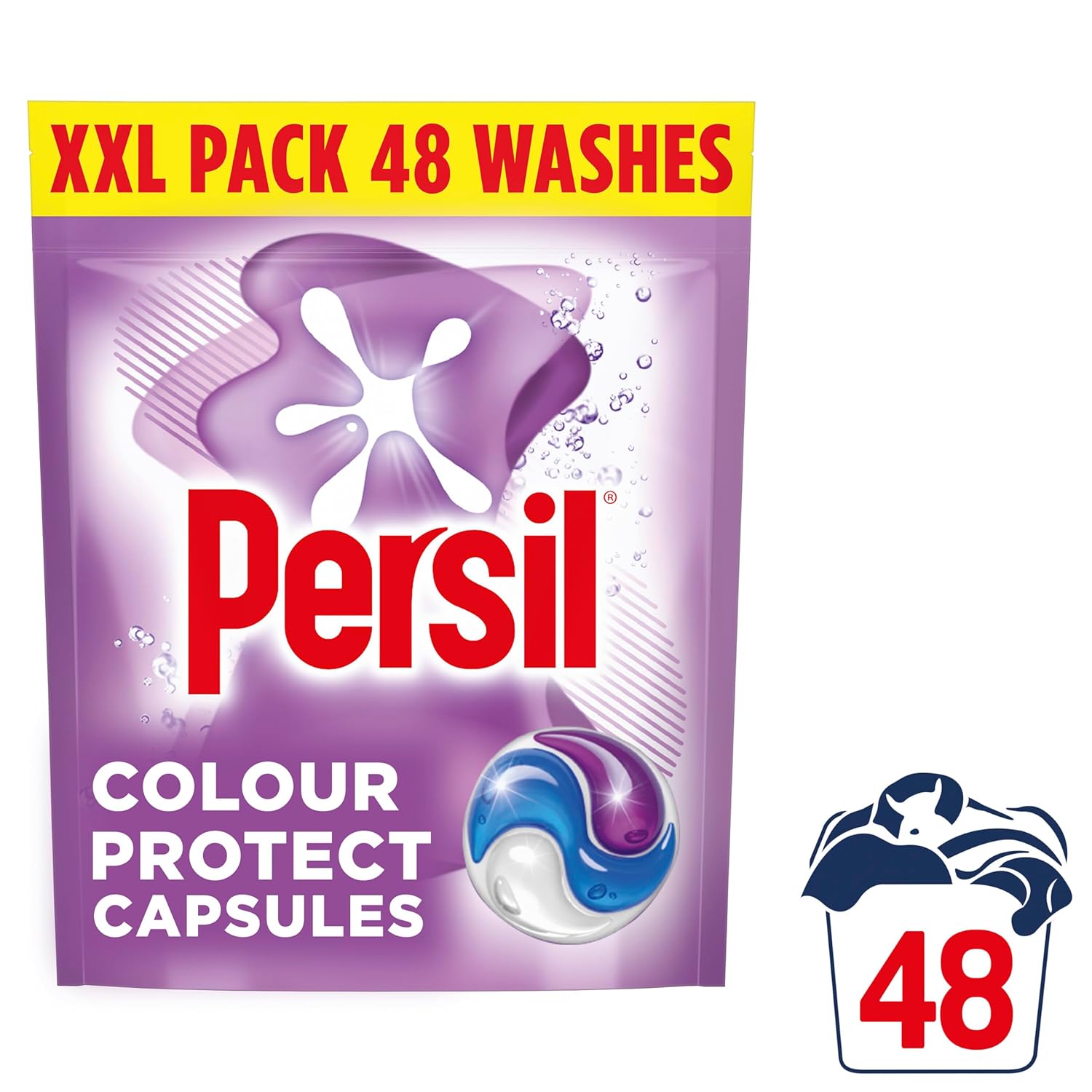 Persil - Colour Protect 3 in 1 Washing Capsules 48 Washes 5