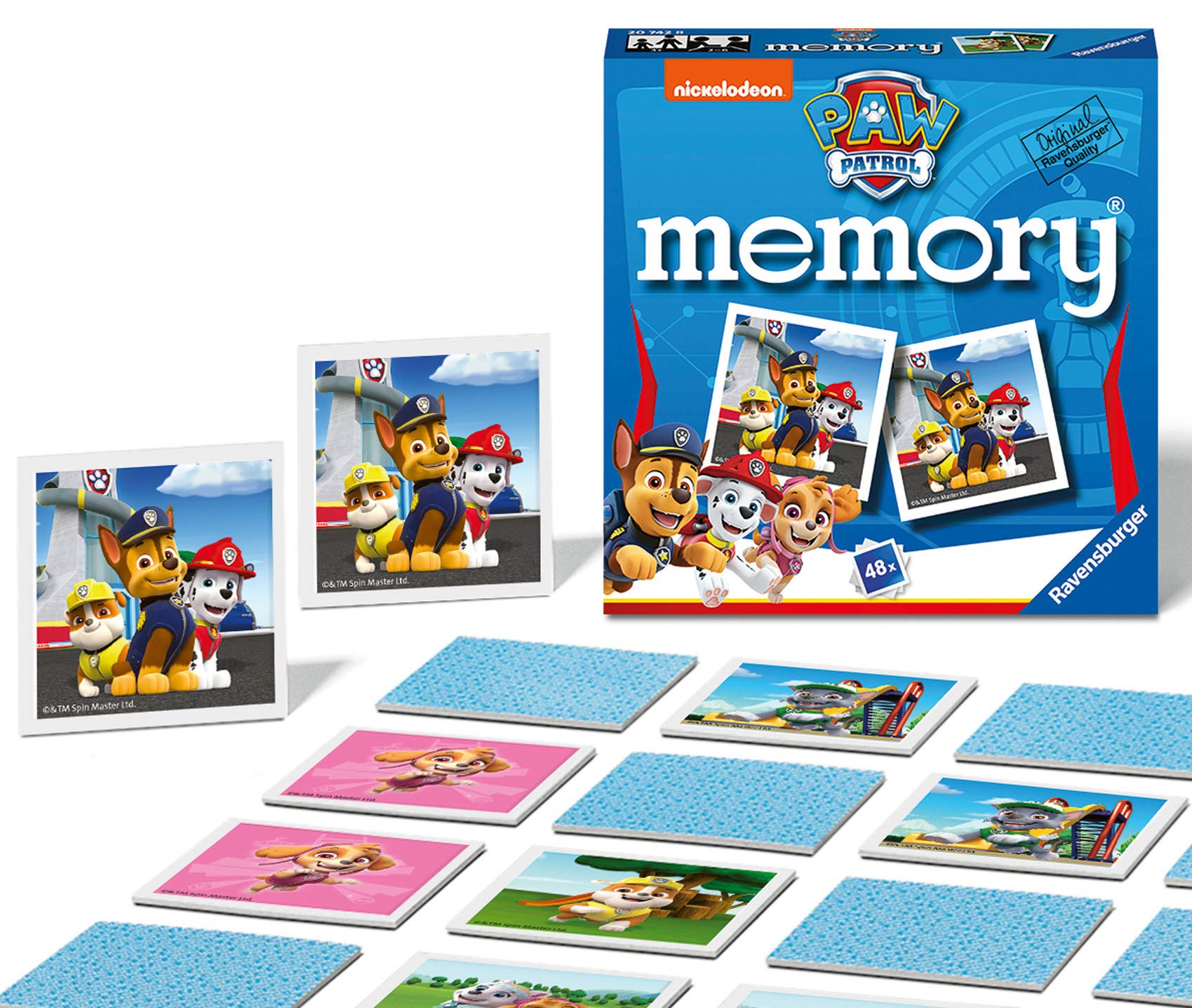 Ravensburger Paw Patrol Mini Memory-Spiel – Zuordnungskartenspiel für Kinder