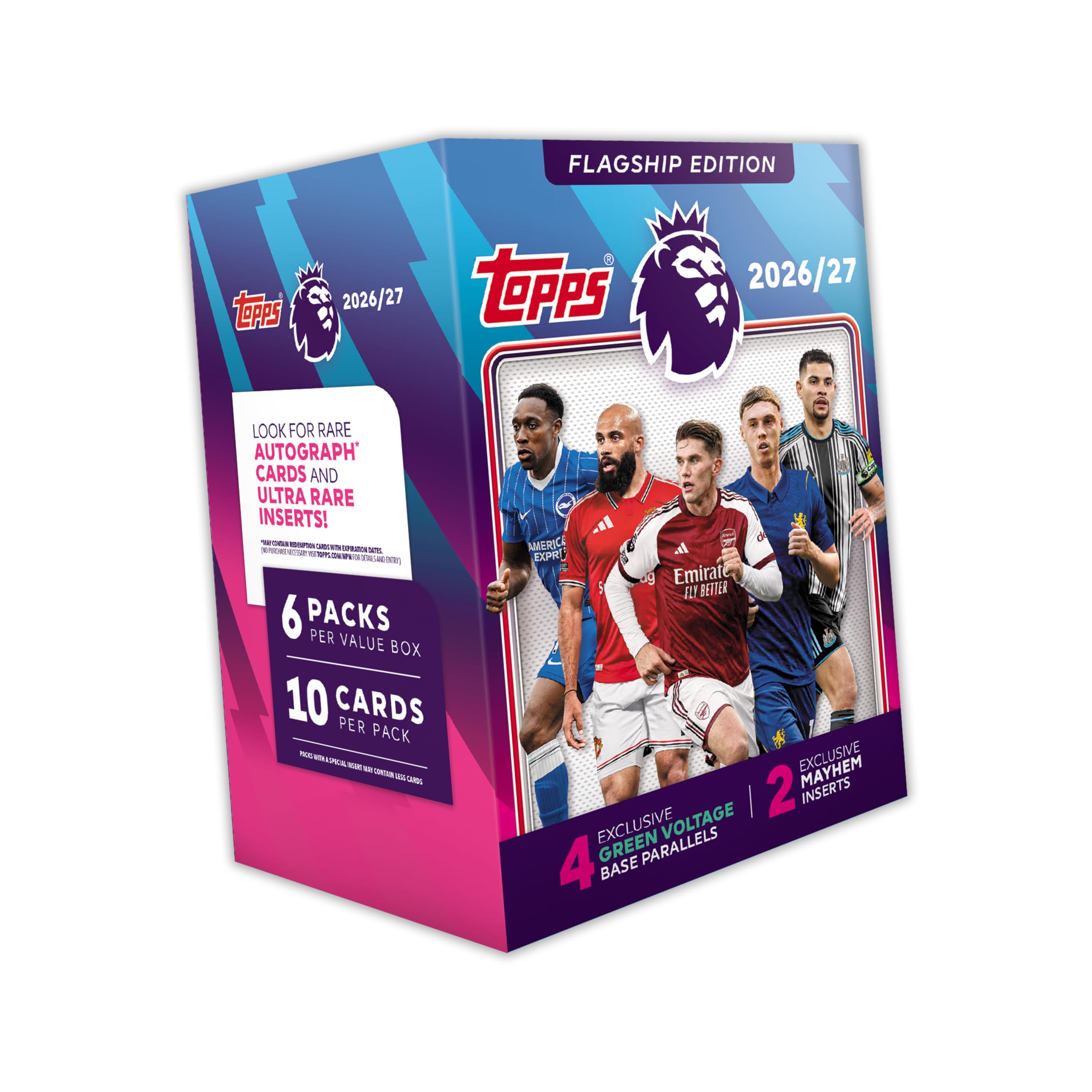 Topps Flagship Premier League 2026/27 Trading Cards - Value Box | 60 Cards | Official Licensed Product 1