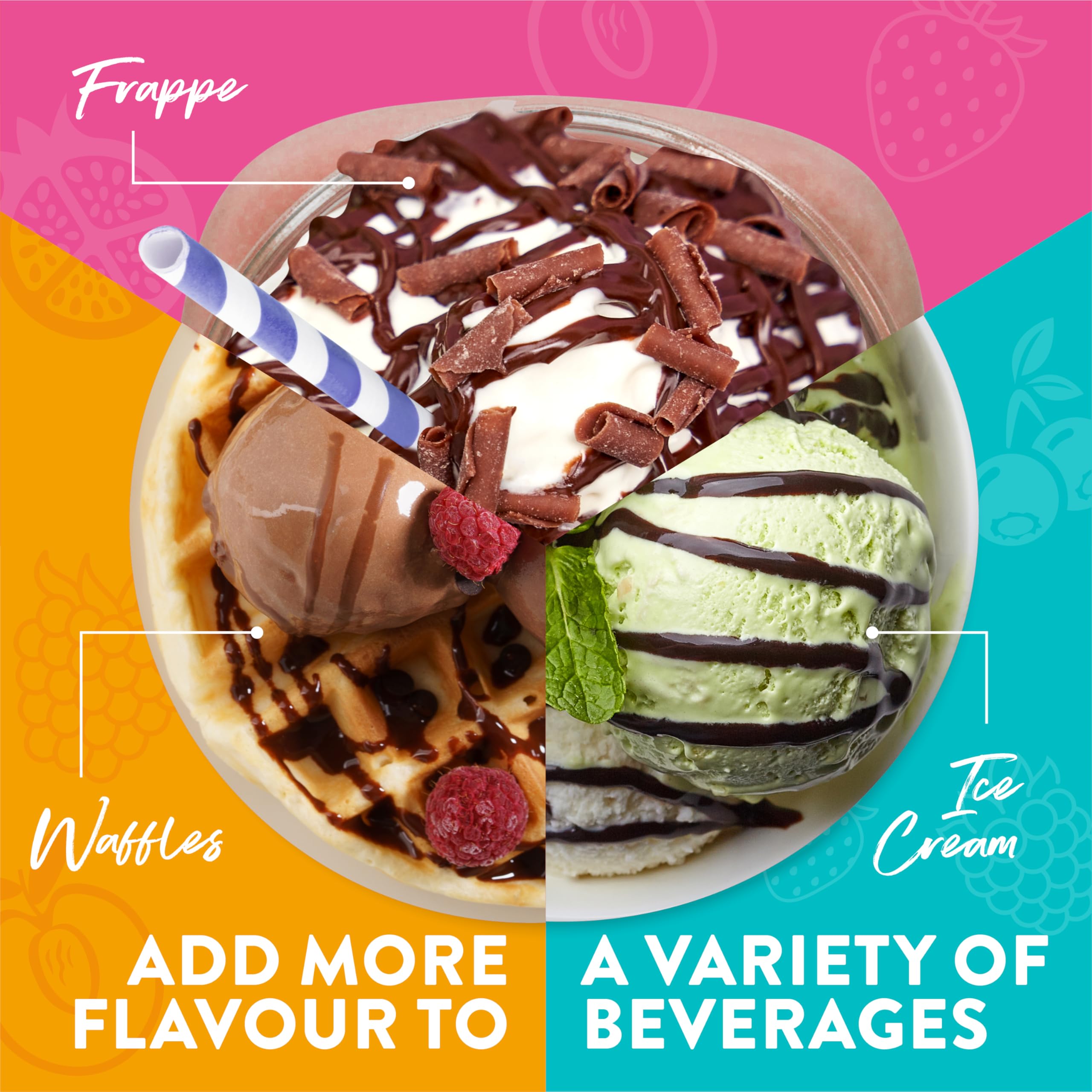 Simply - Pistachio Topping Sauce, Ready-to-Use Dessert Sauce for Ice Cream, Waffles & Drinks 6