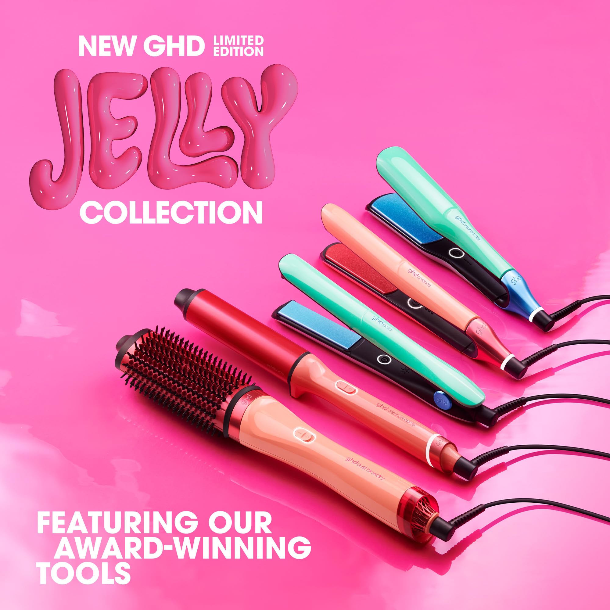 ghd Chronos Curve Max Wand - 38mm Barrel | Candy Coral Limited Edition | 2x Faster Styling 7