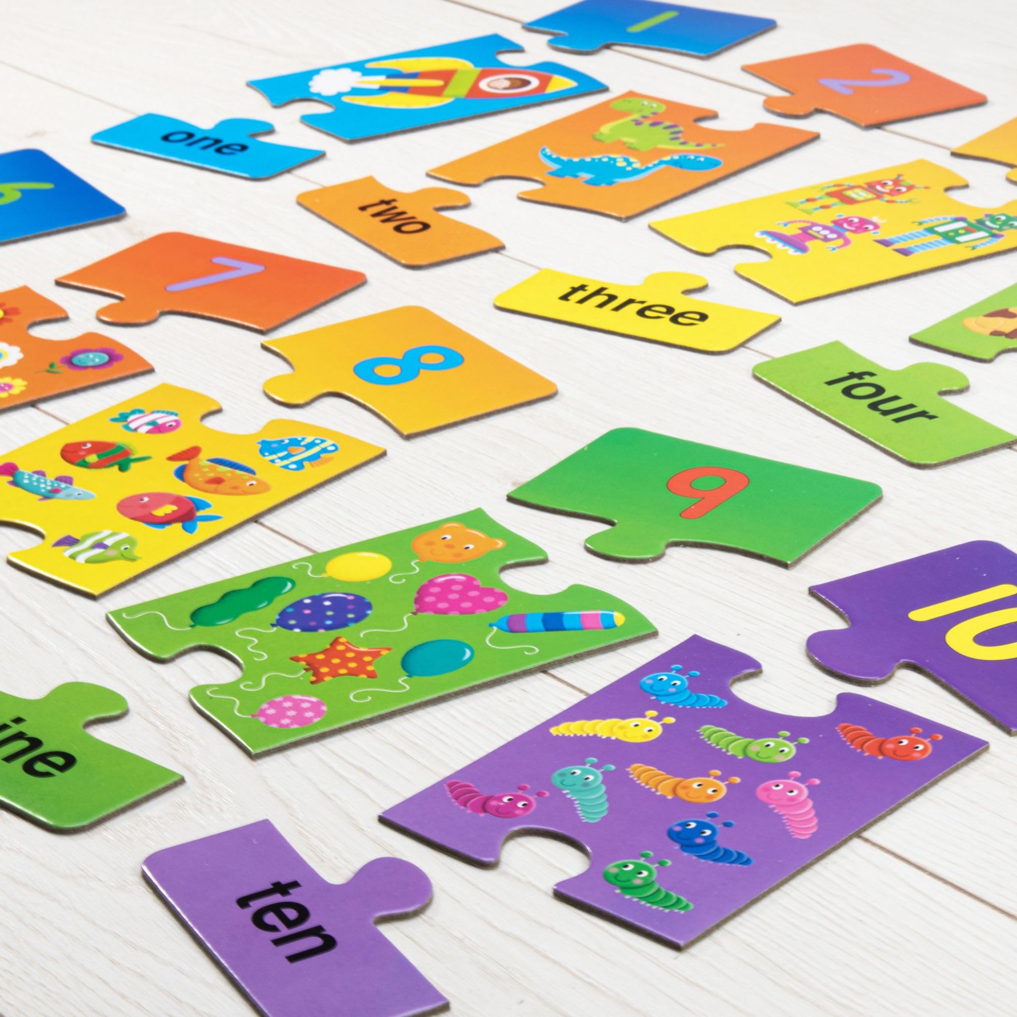 Galt Toys Number Puzzles - Educational 3-Piece Jigsaw Set for Kids 3-5 Years 10
