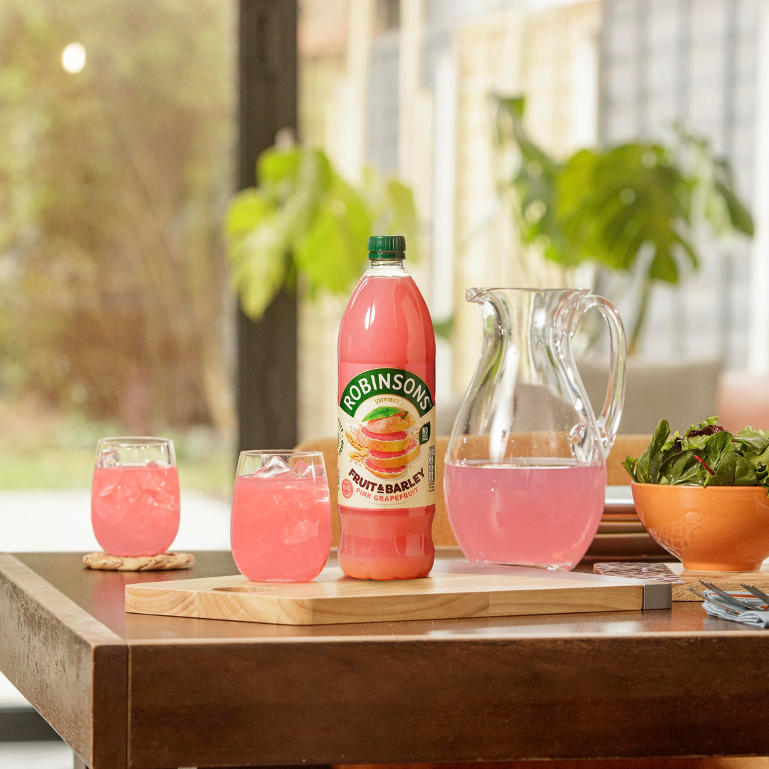 Robinsons Fruit and Barley - Real Fruit Squash, Low Calorie - Pink Grapefruit