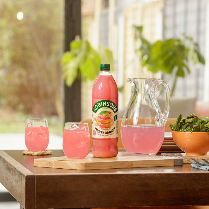Robinsons Fruit and Barley - Real Fruit Squash, Low Calorie - Pink Grapefruit
