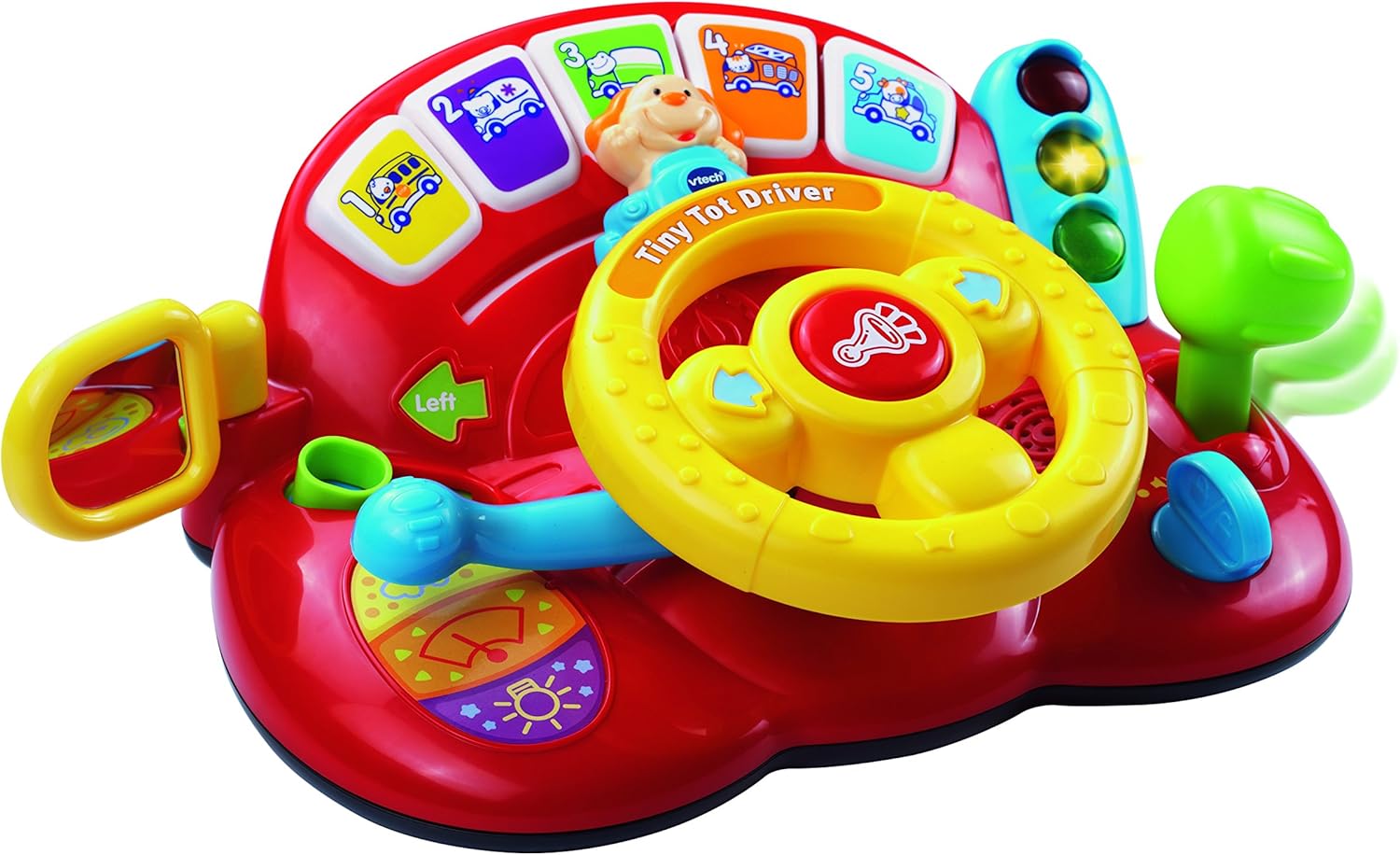 VTech Baby Tiny Tot Driver - Interactive Steering Wheel Toy for Toddlers 12 Months+ 2