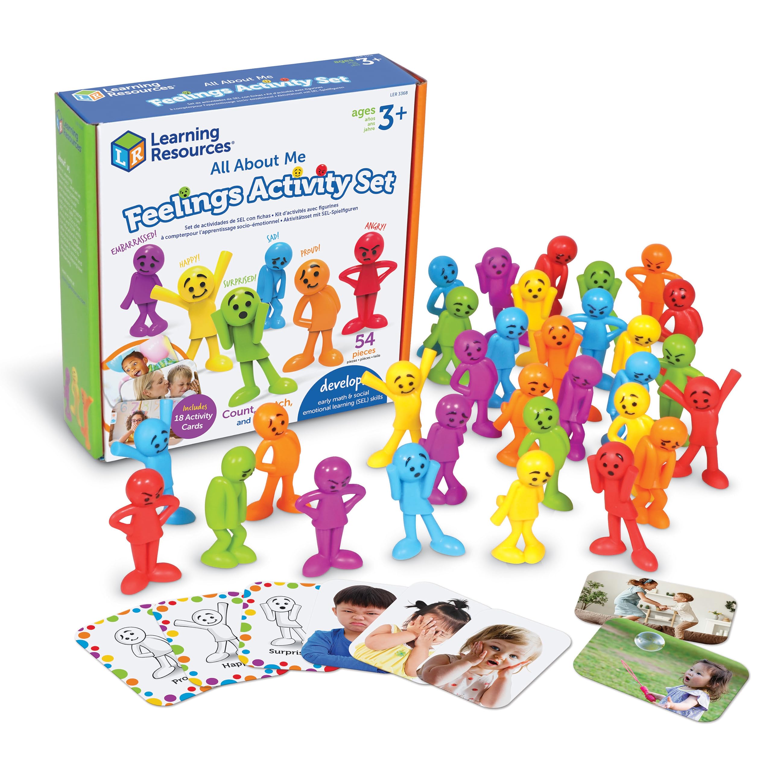 Learning Resources All About Me Feelings Activity Set - 54 Pieces, Ages 3+ 1