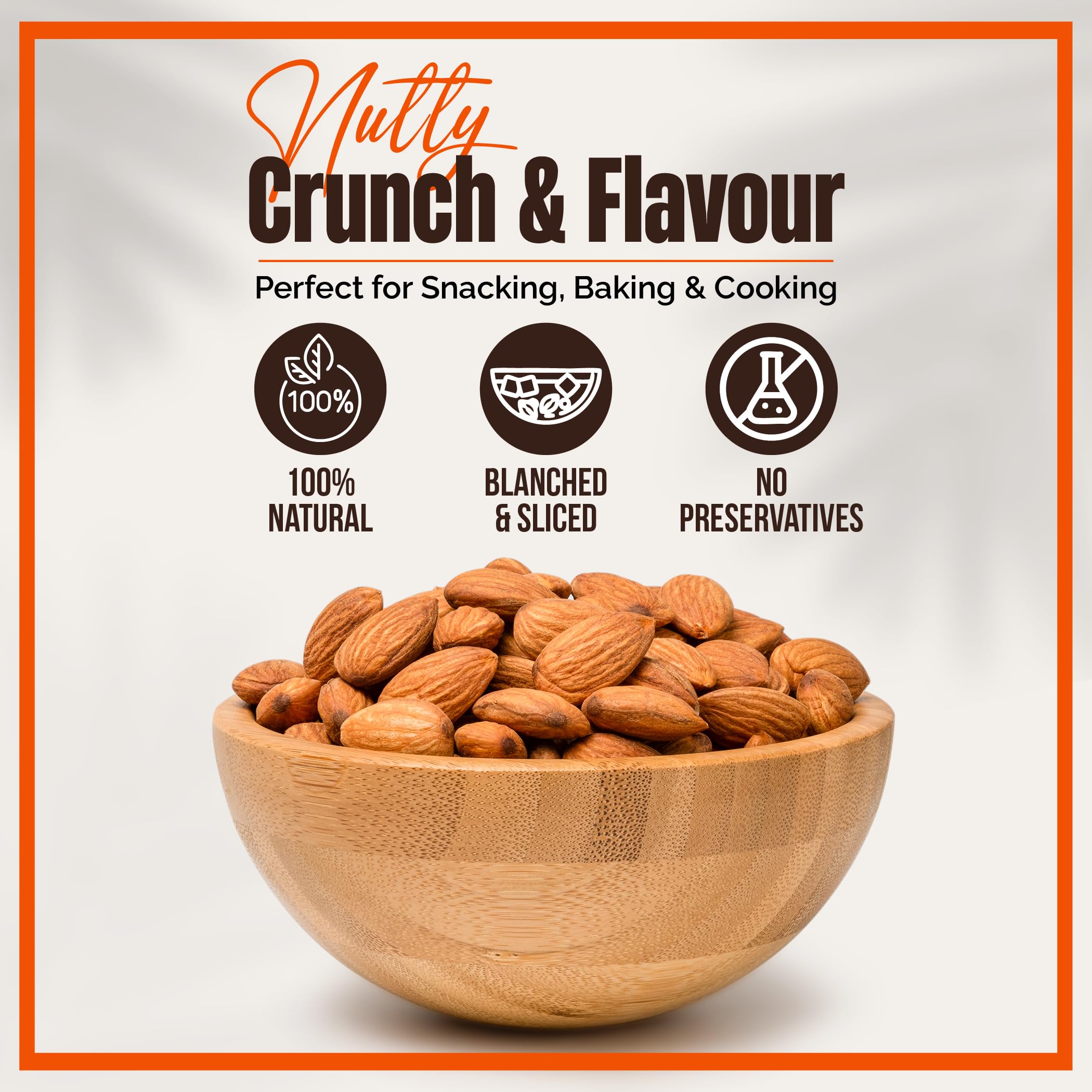 Chandra Whole Foods - Almonds 1KG - Premium Raw Almonds for Snacking, Baking, Smoothies 5