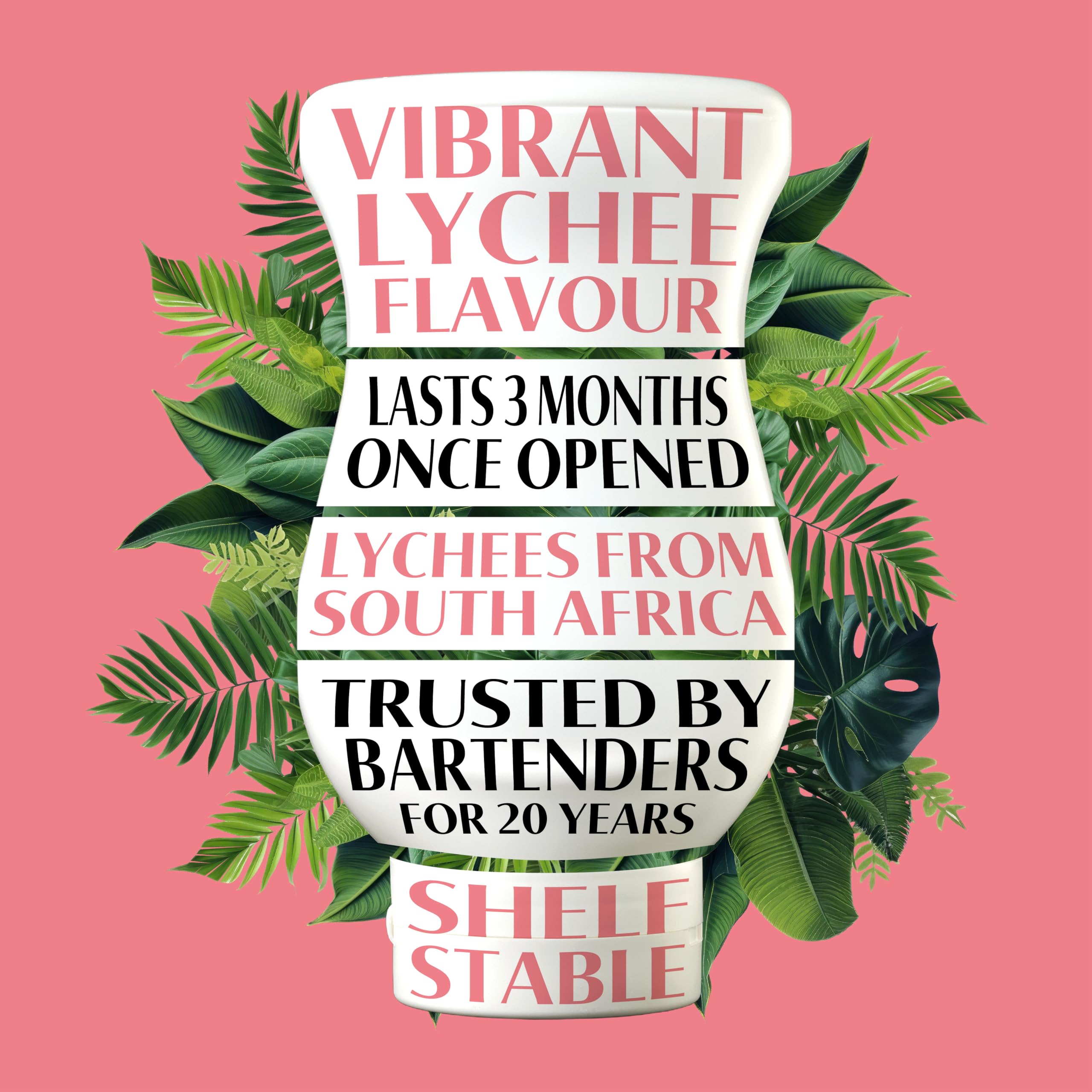 Reàl Infused Exotics Lychee Puree Infused Fruit Syrup - 40% Real Lychee | 500 ml Squeezy Bottle 2