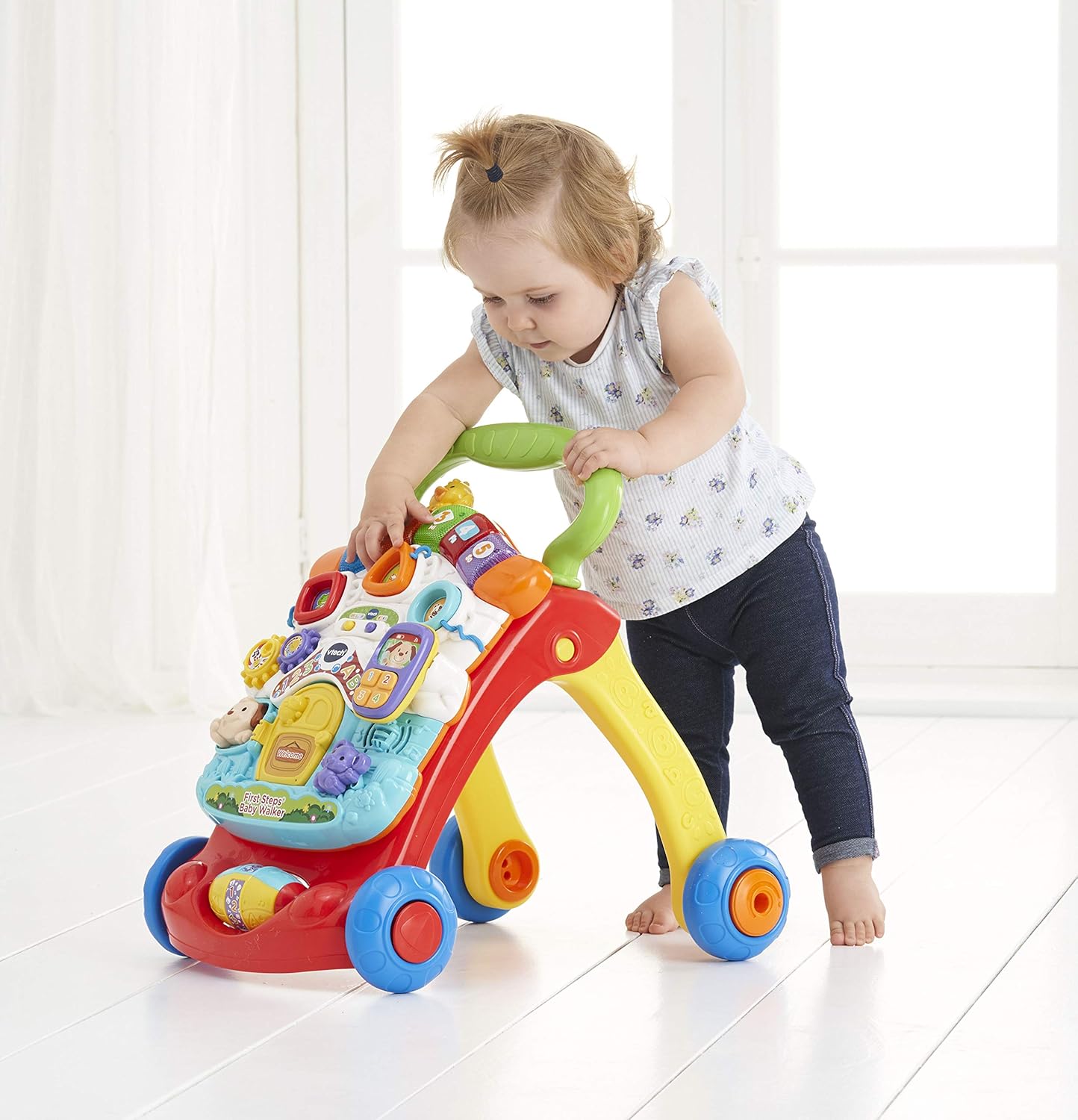 VTech First Steps Baby Walker - 2-in-1 Activity Centre with Lights, Sounds & Shape Sorter for 9 Months+ 14