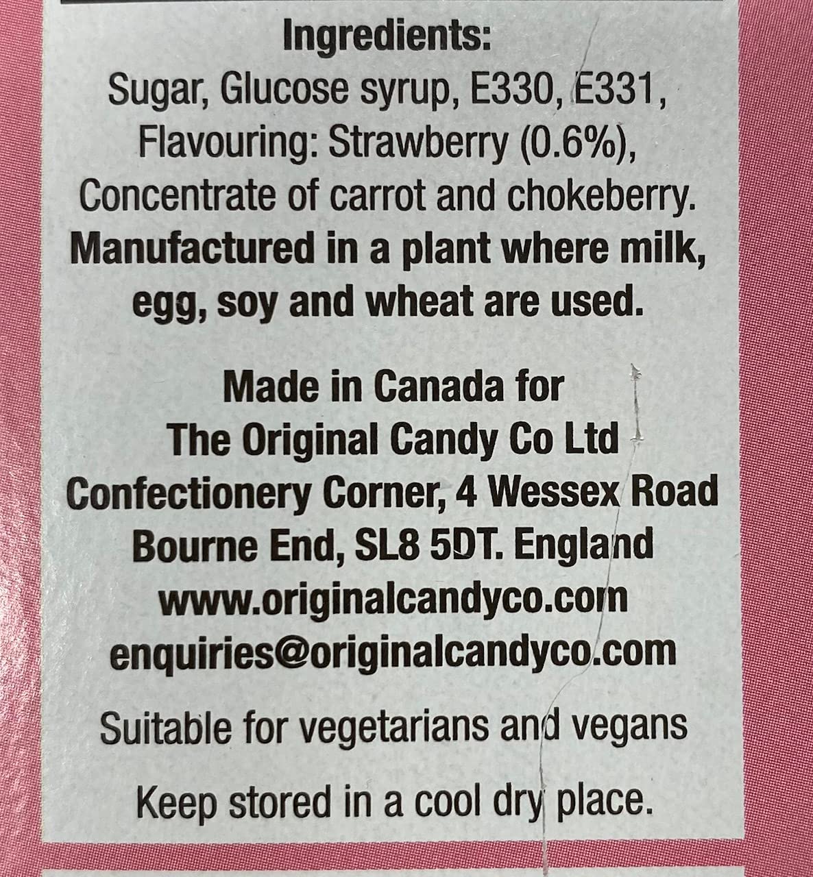 Natural Candy Shop Strawberry Candy Canes - 12-Pack 168g 7