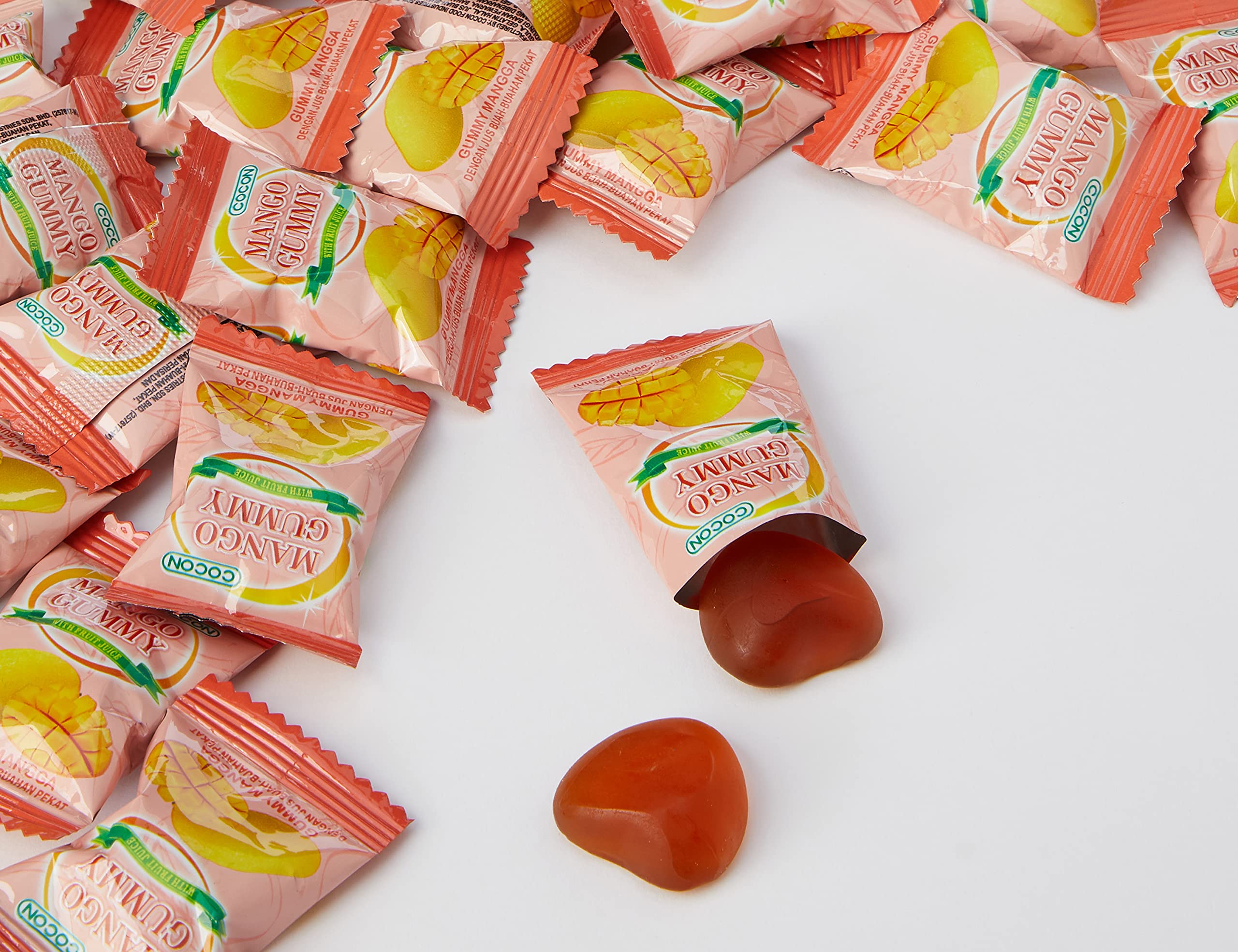 Cocon Mango Flavoured Jelly Sweets 100g - Individually Wrapped Fruit Chews 3