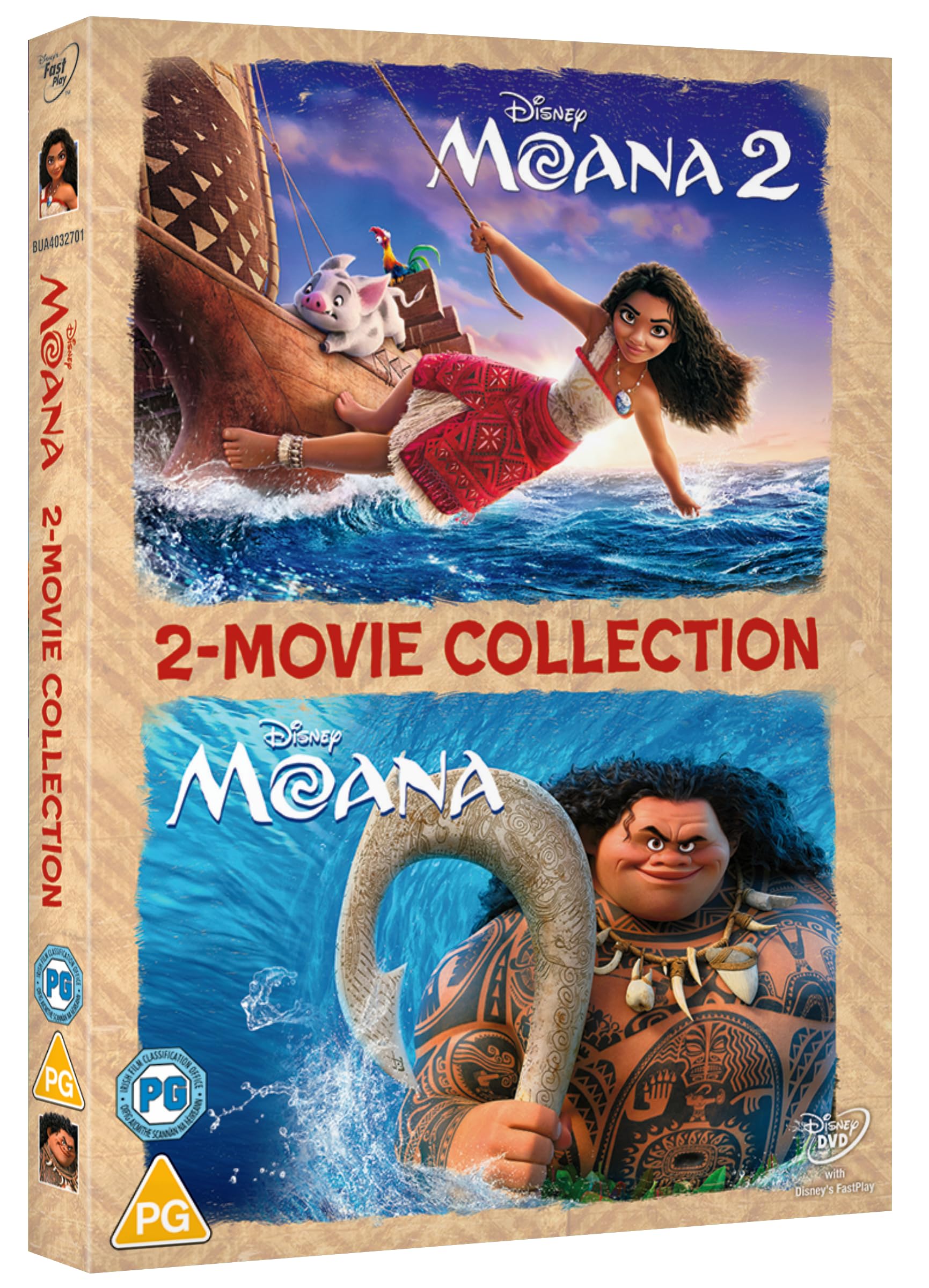 Moana & Moana 2 Double Pack [DVD] 2