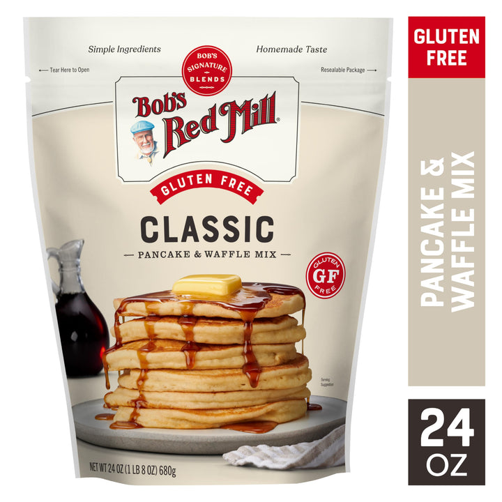 Bob's Red Mill Gluten Free Pancake Mix, More than 50% Whole Grain, 680g