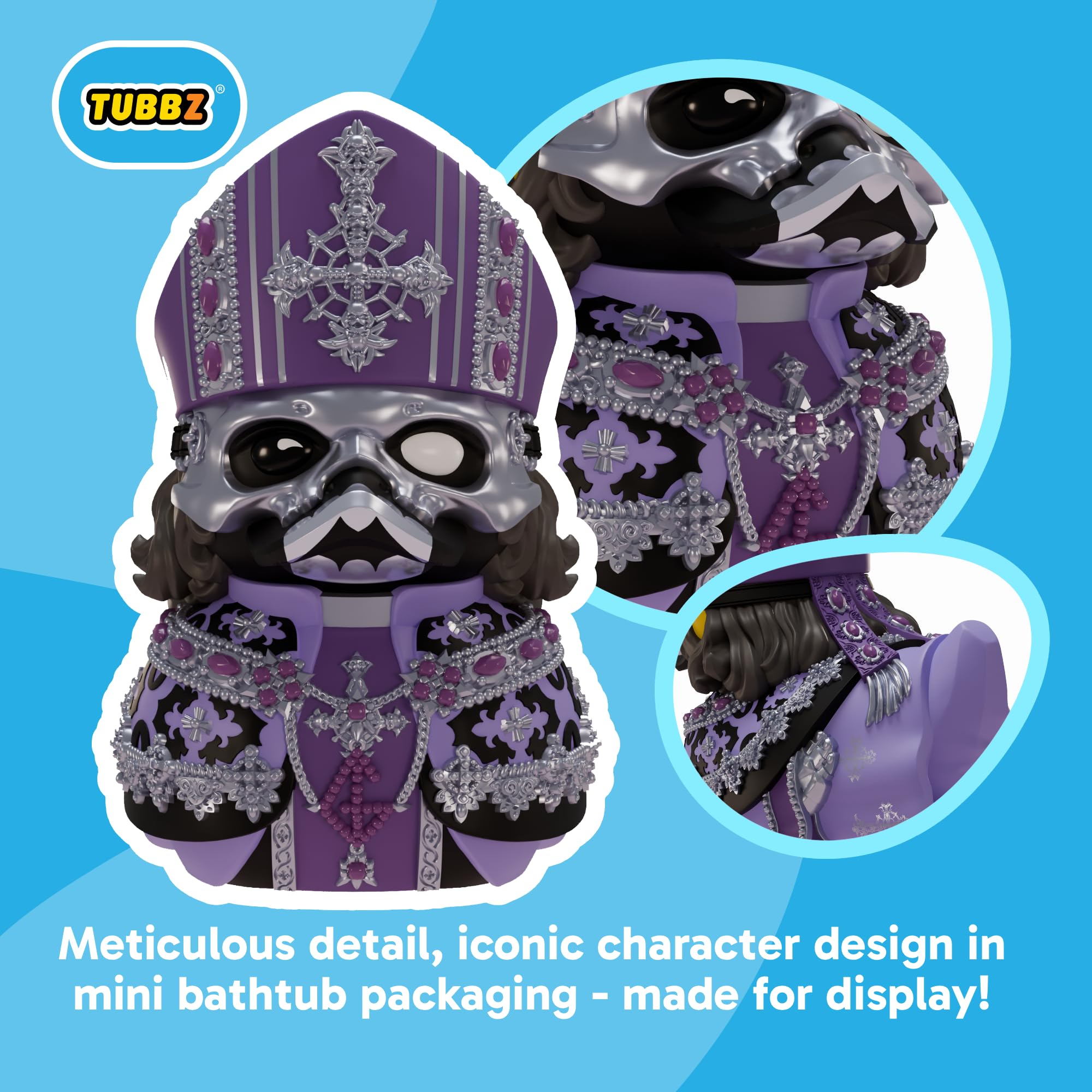 TUBBZ Mini Ghost - Papa Perpetua V Cosplaying Rubber Duck Vinyl Figure | Approx 5cm | Unisex Adult 2