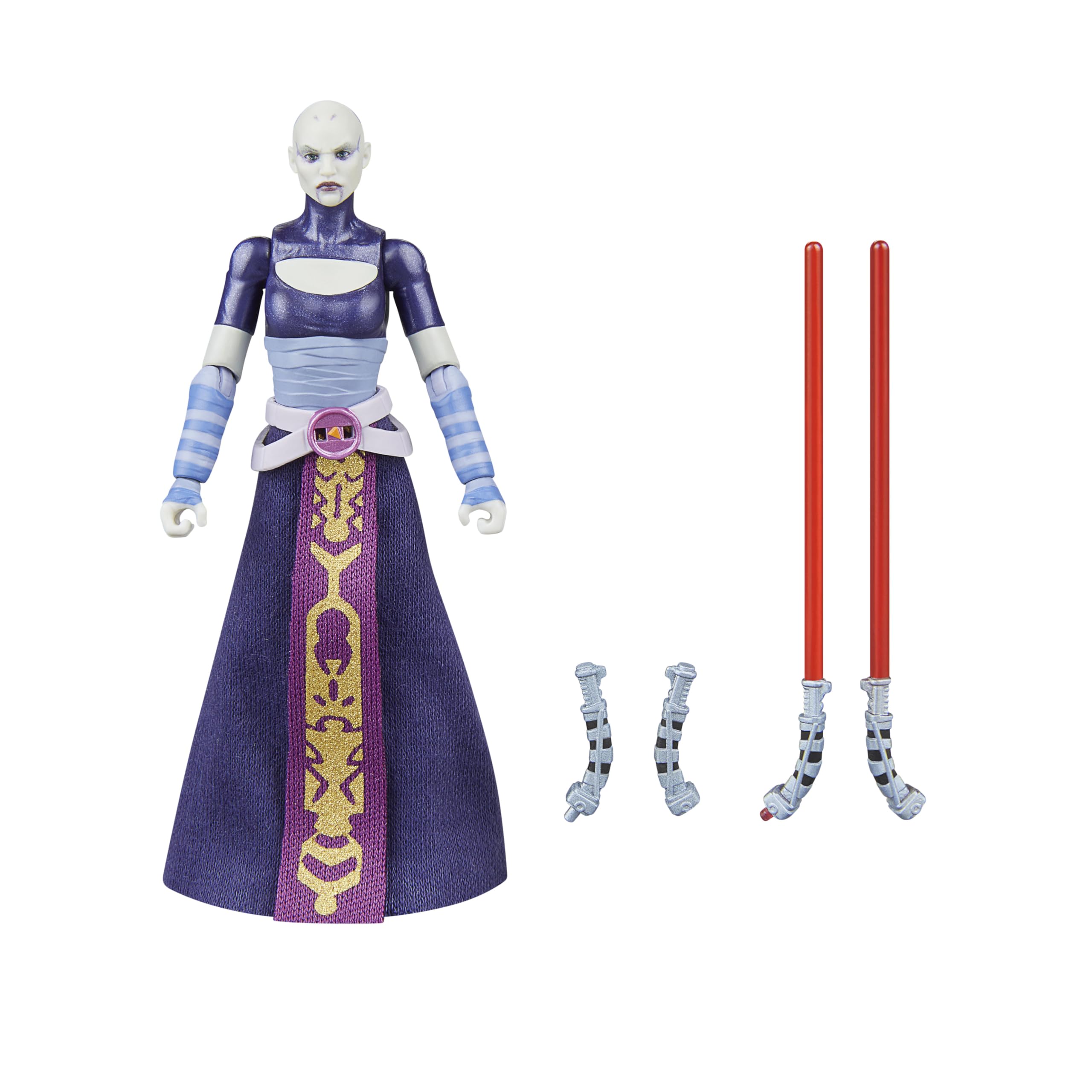 Star Wars The Vintage Collection Asajj Ventress Action Figure - 9.5 cm Scale, The Clone Wars Series-Inspired Collectible 1