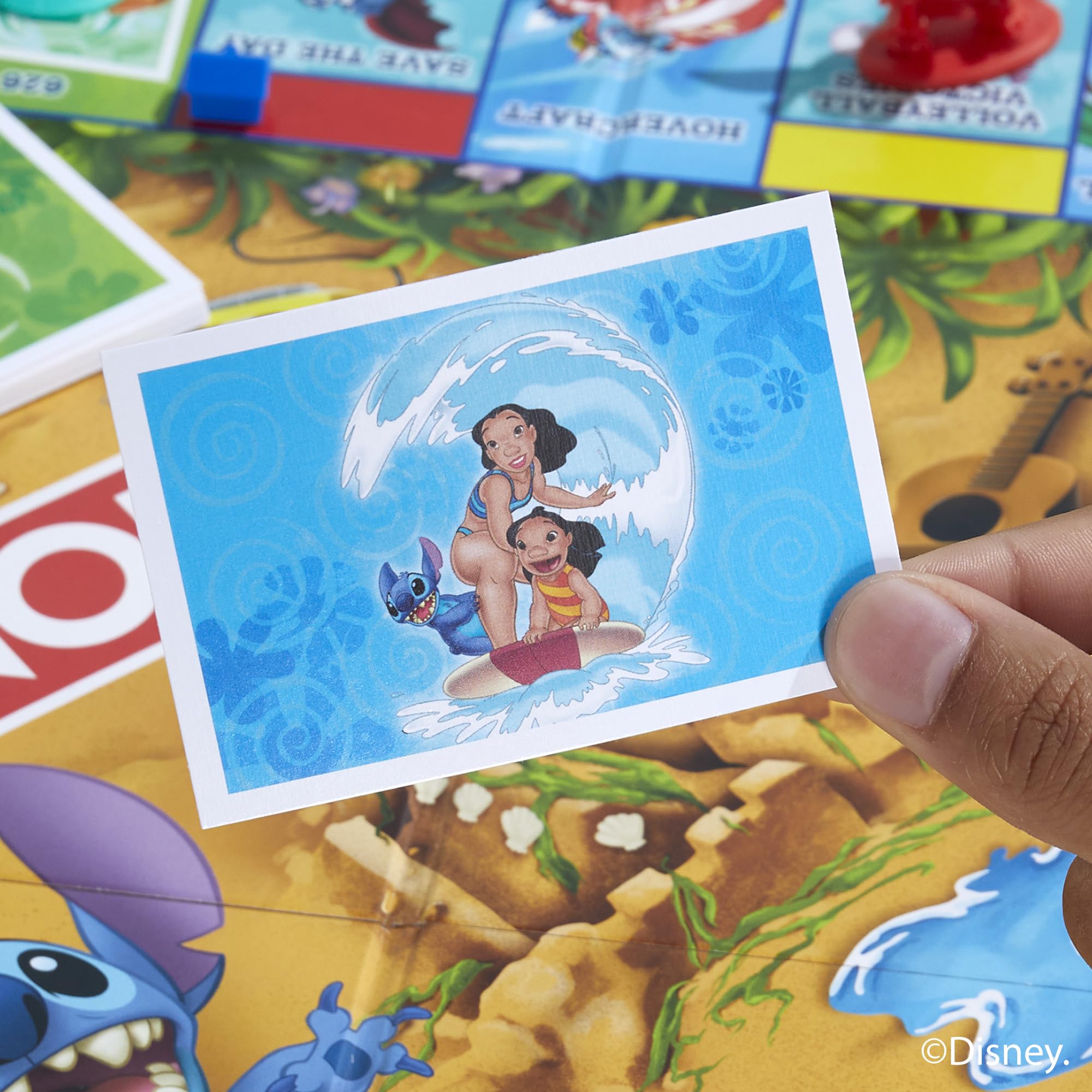 Monopoly Disney Stitch Edition Board Game - English Version | Ages 8+ | 2-6 Players 6