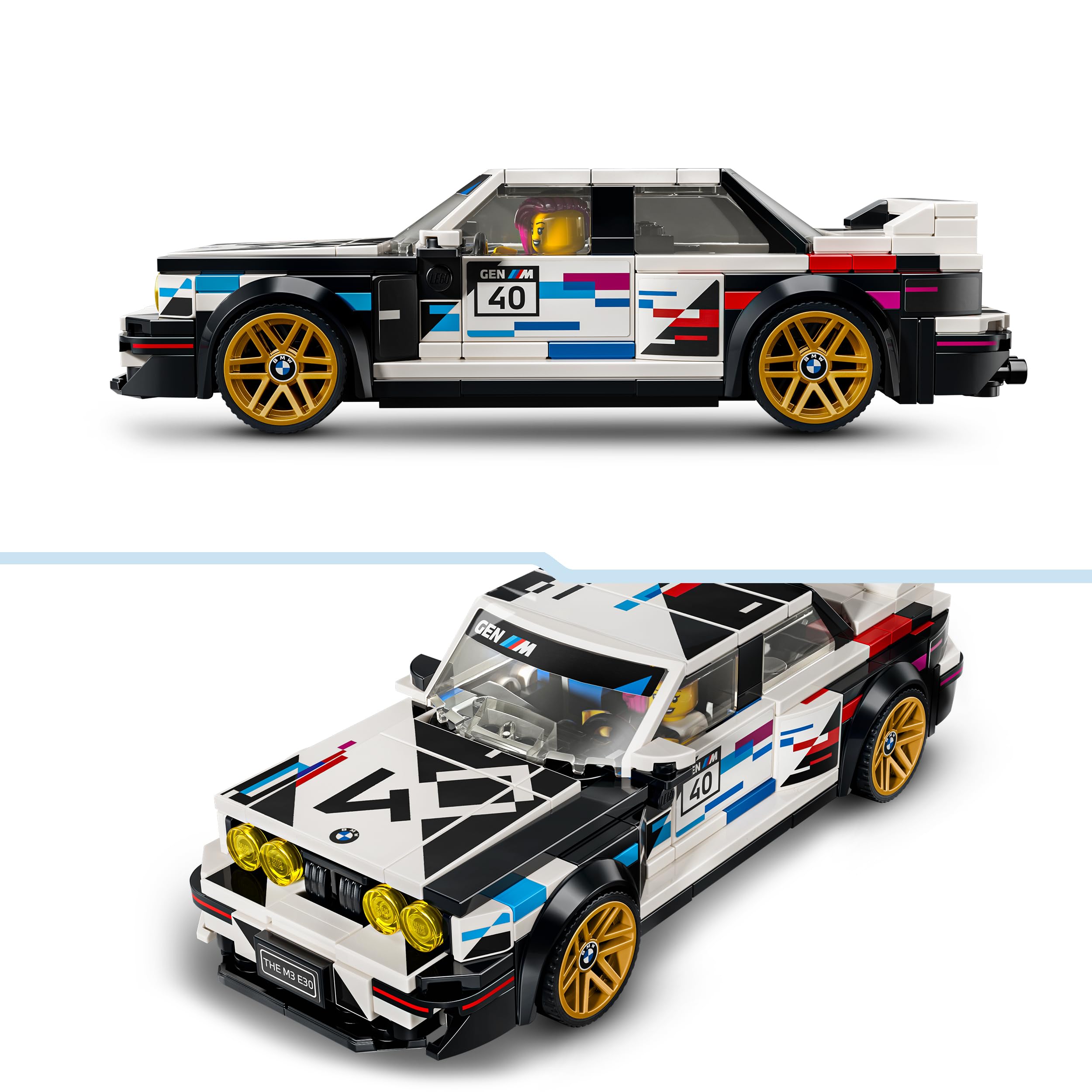 LEGO Speed Champions BMW M3 (E30) Car Toy Building Set | Model 77263 | Ages 9+ 3