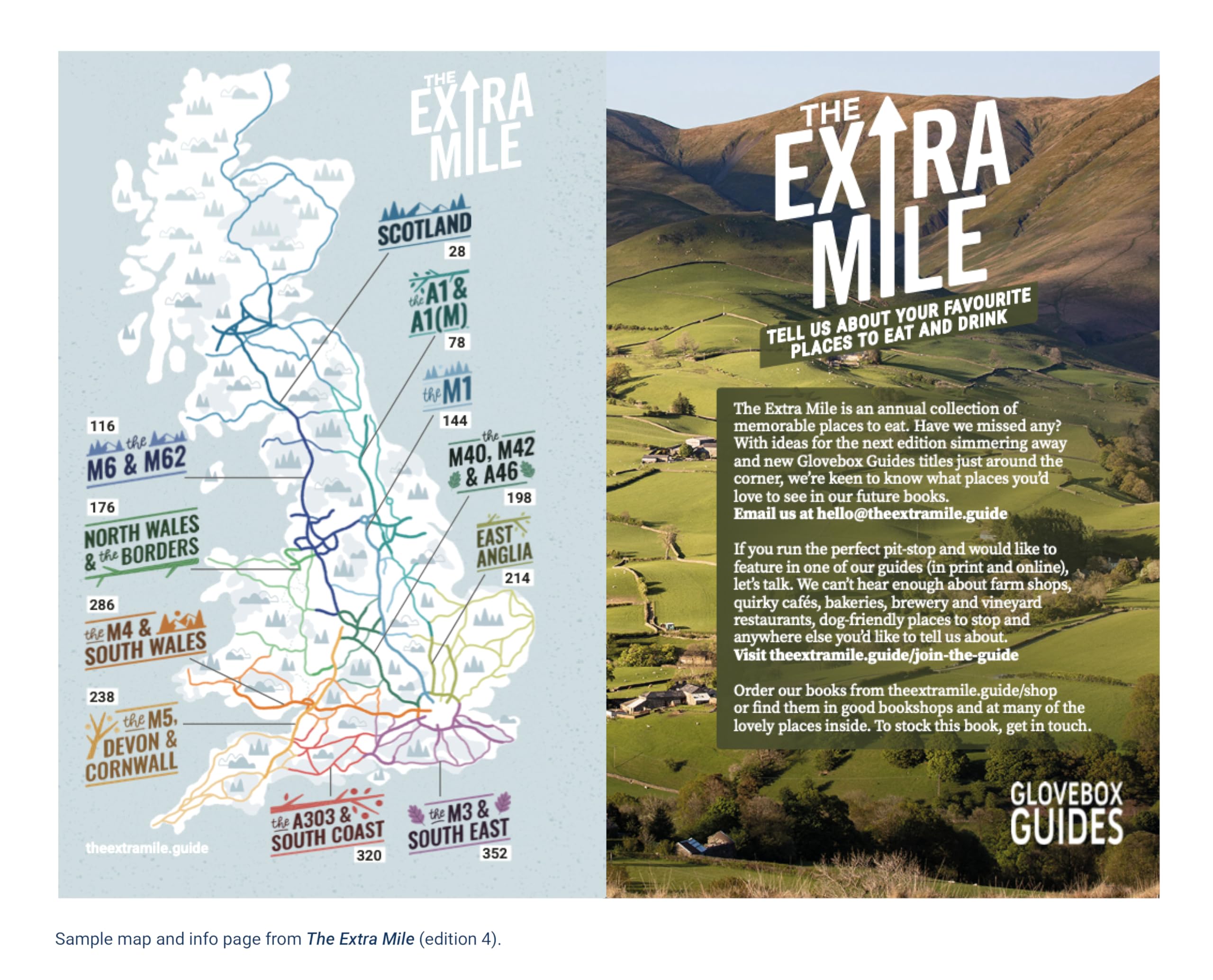 Printslinger The Extra Mile Guide: Delicious Alternatives to Motorway Services - 4th Edition | Food & Travel Writing | English 2