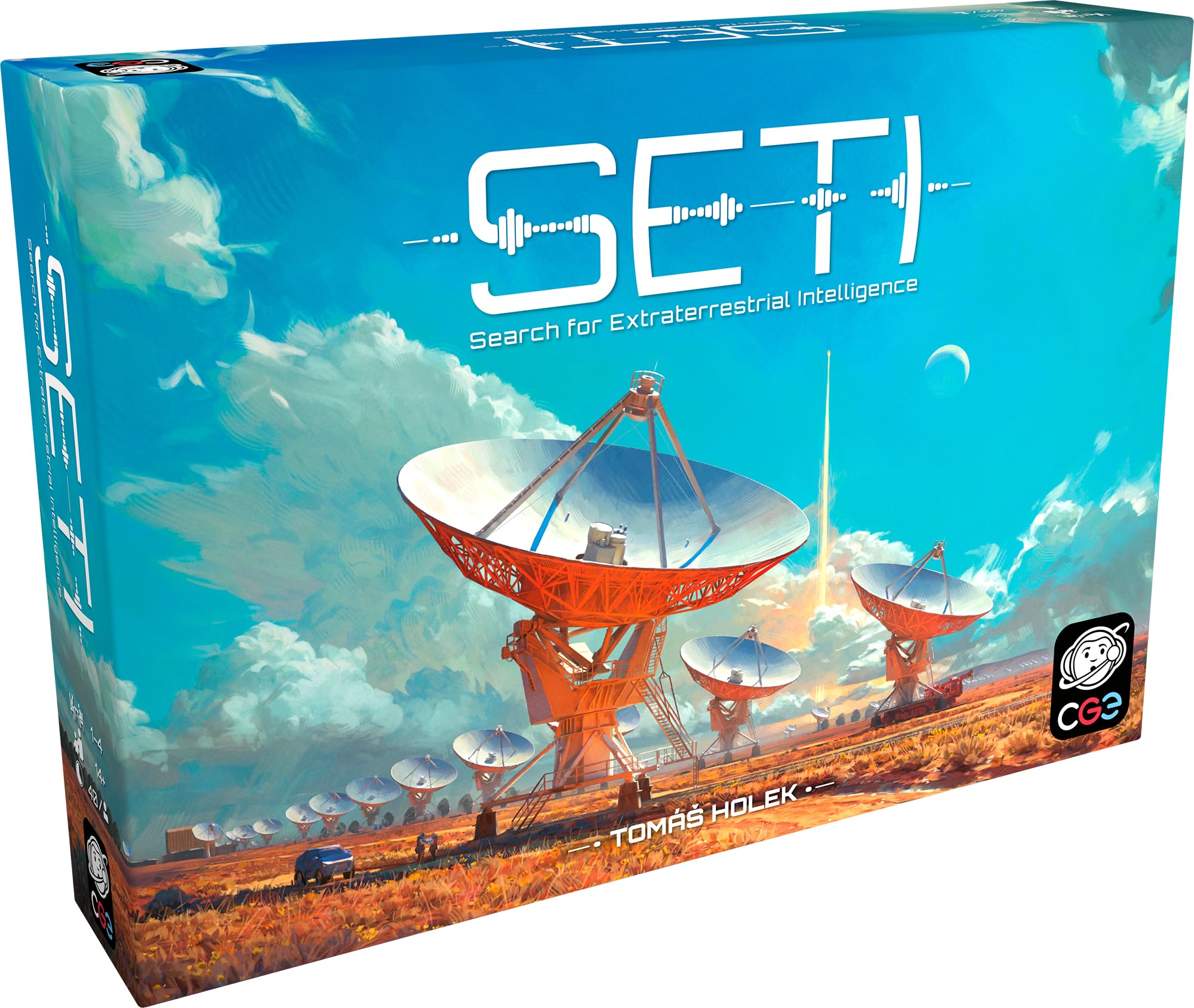 CGE SETI: Search for Extraterrestrial Intelligence Board Game | 1-4 Players | Ages 14+ | 90 Min Playtime 1