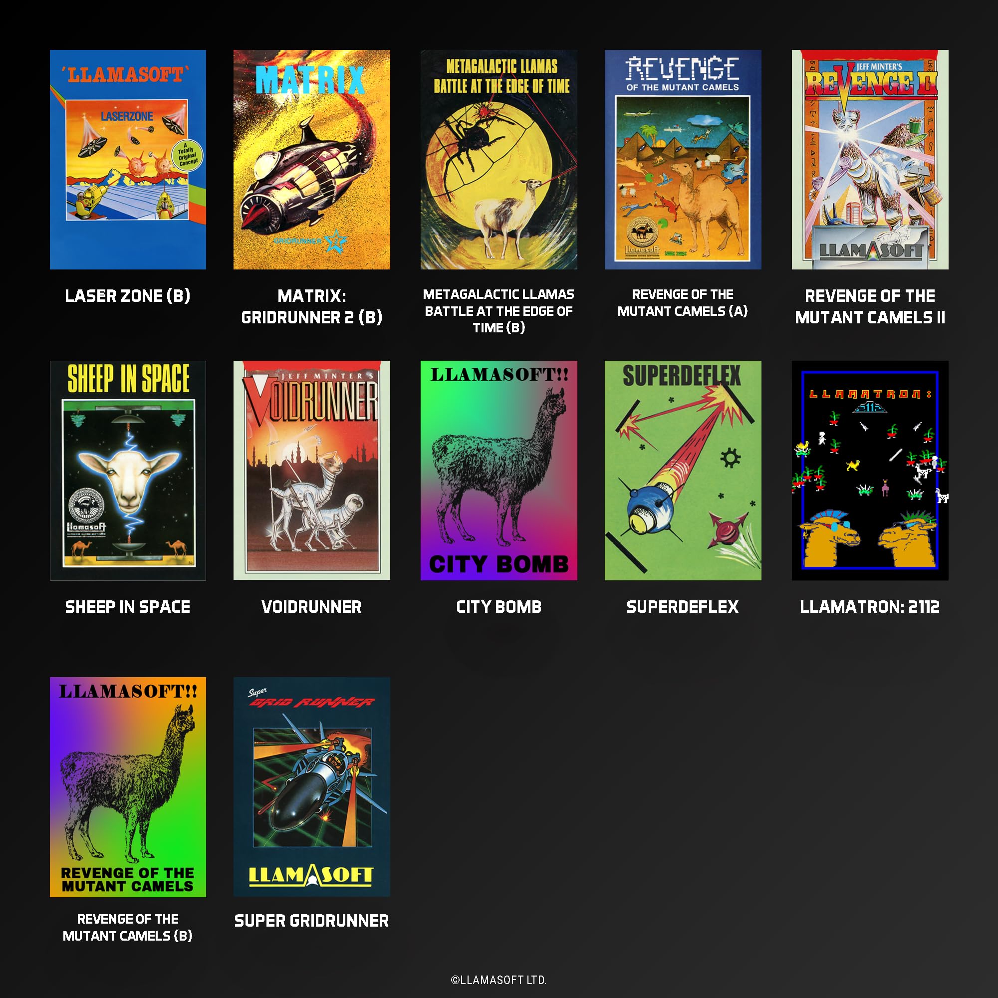The Llamasoft Collection - Evercade Cartridge