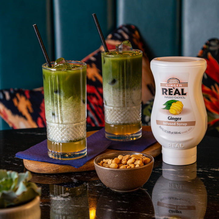 Reàl Infused Exotics - Ginger Puree Infused Fruit Syrup | 500ml Squeezy Bottle
