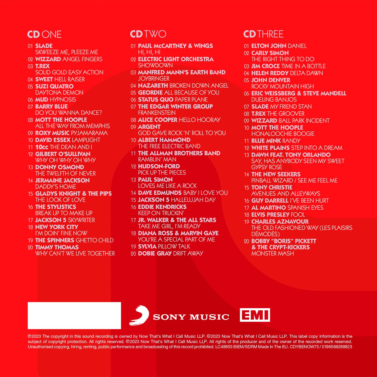 Various Artists - NOW Yearbook Extra 1973 [CD Box Set]