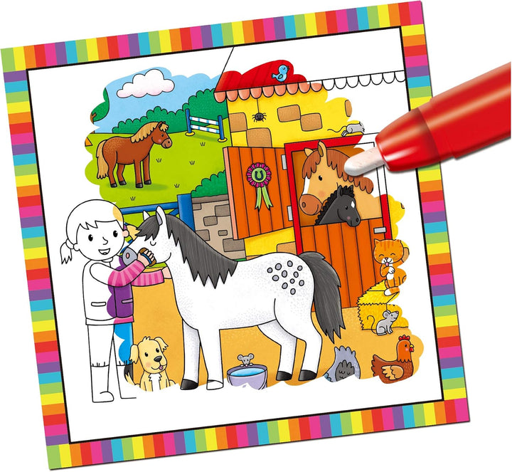 Galt Toys First Water Magic - Baby Farm Animals Reusable Water Colouring Book for Toddlers 18M+