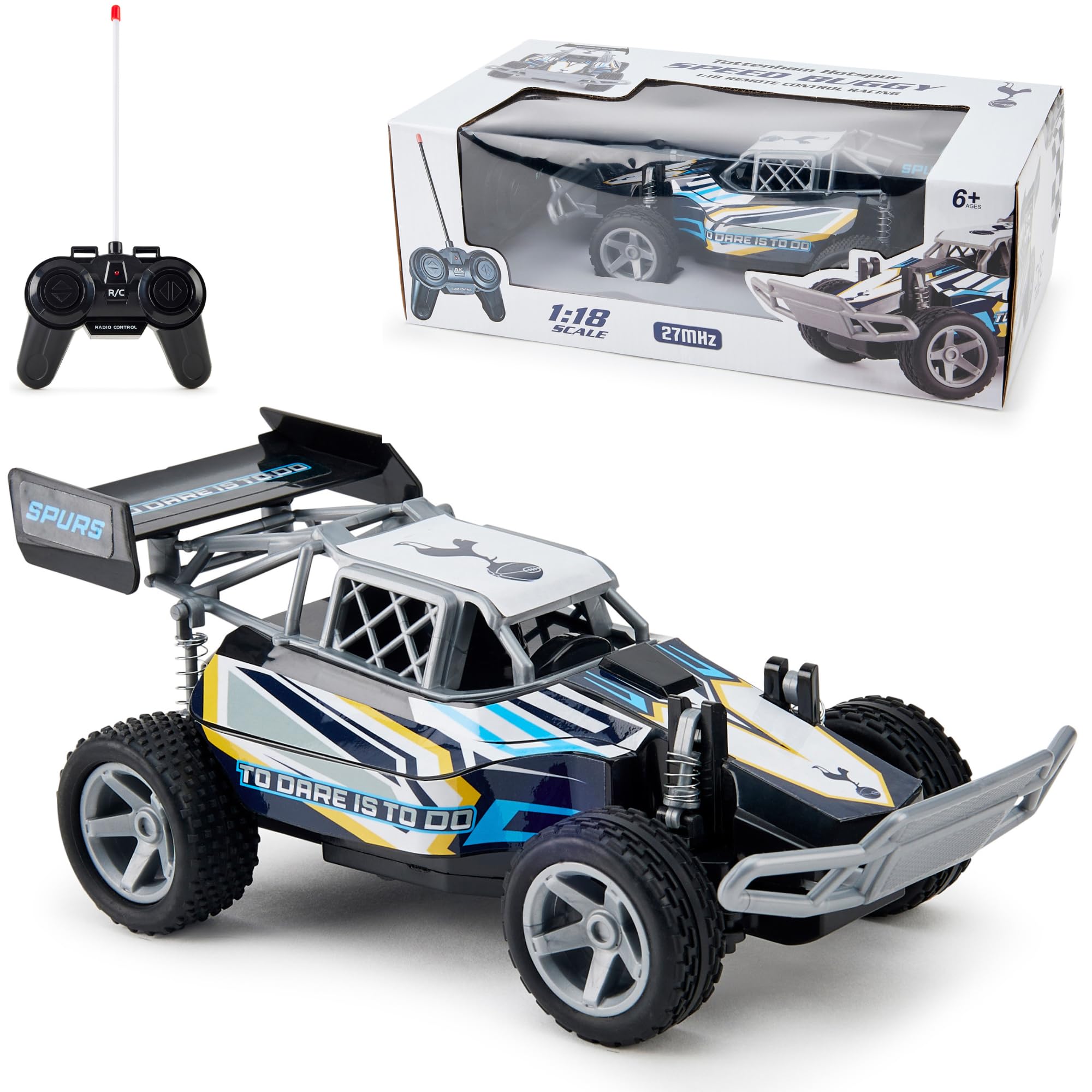 Tottenham Hotspur FC 1:18 RC Buggy - 2.4GHz Remote Controlled Vehicle for Kids 1